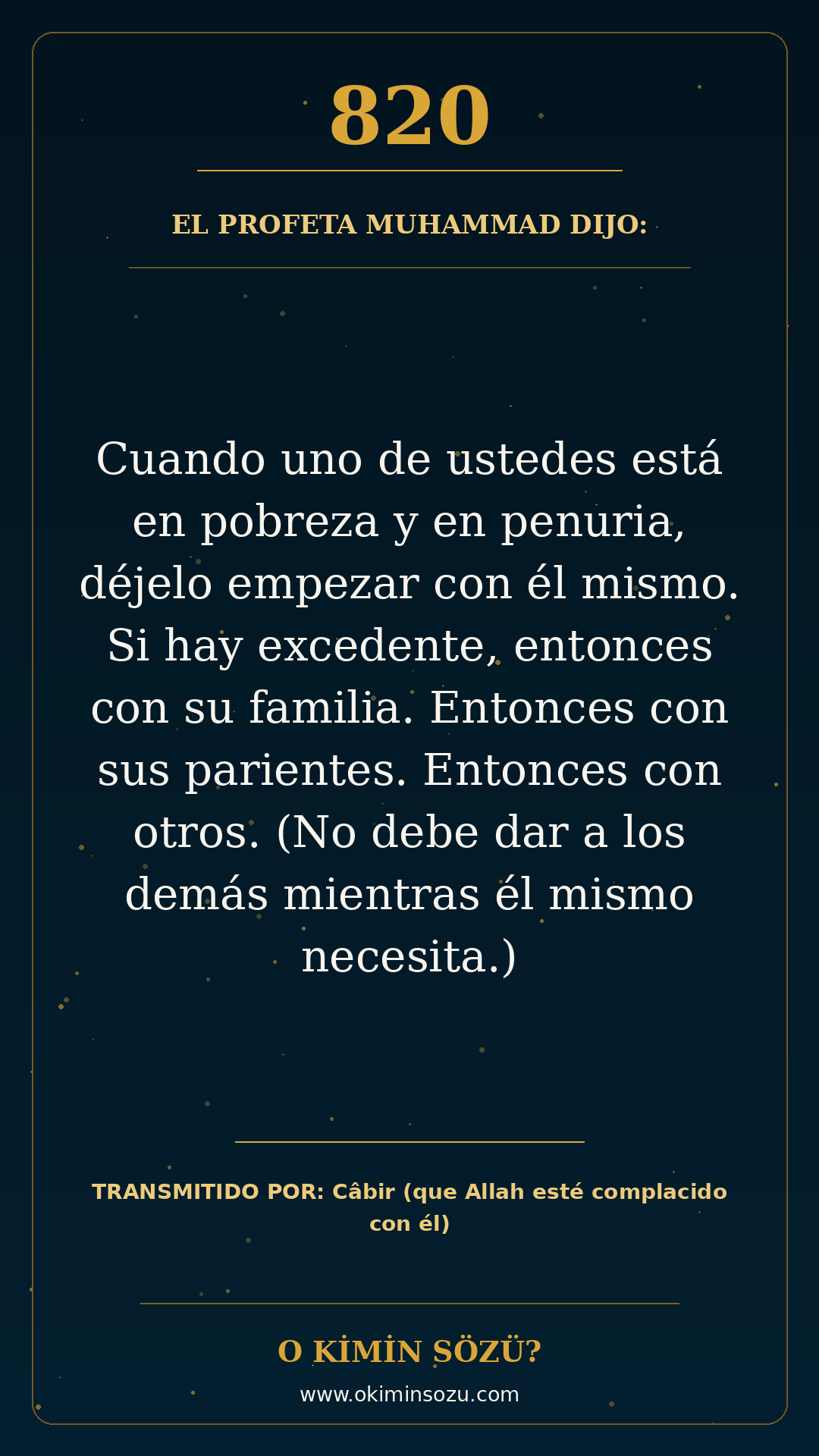 hadis 0820 es