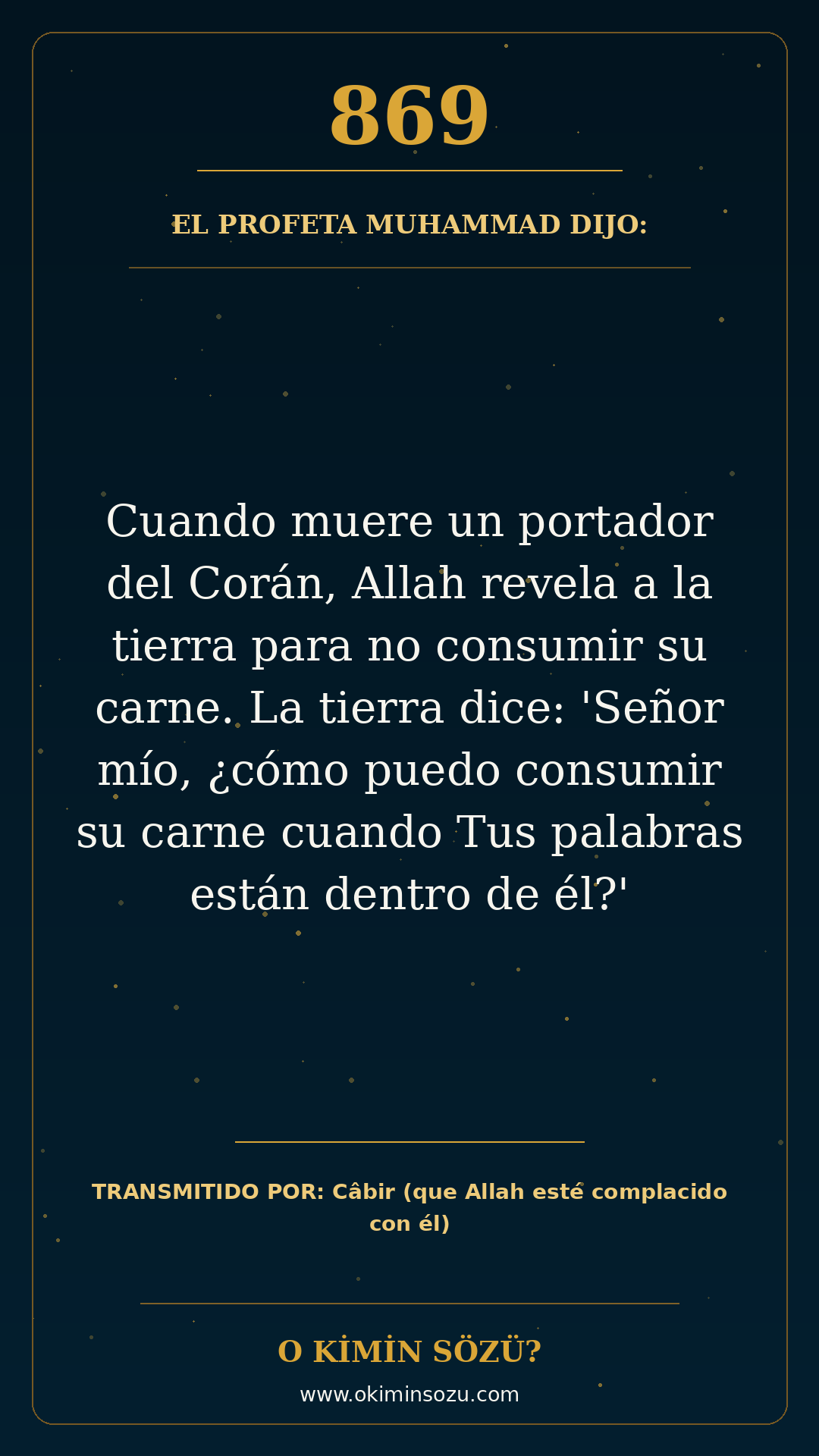 hadis 0869 es
