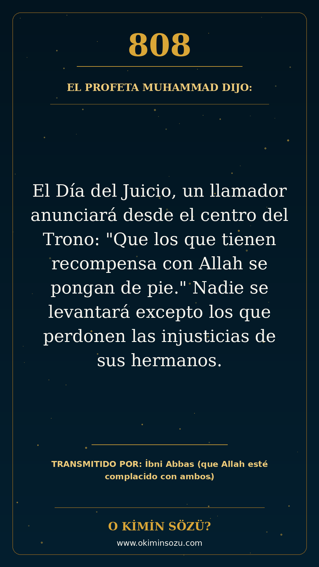 hadis 0808 es