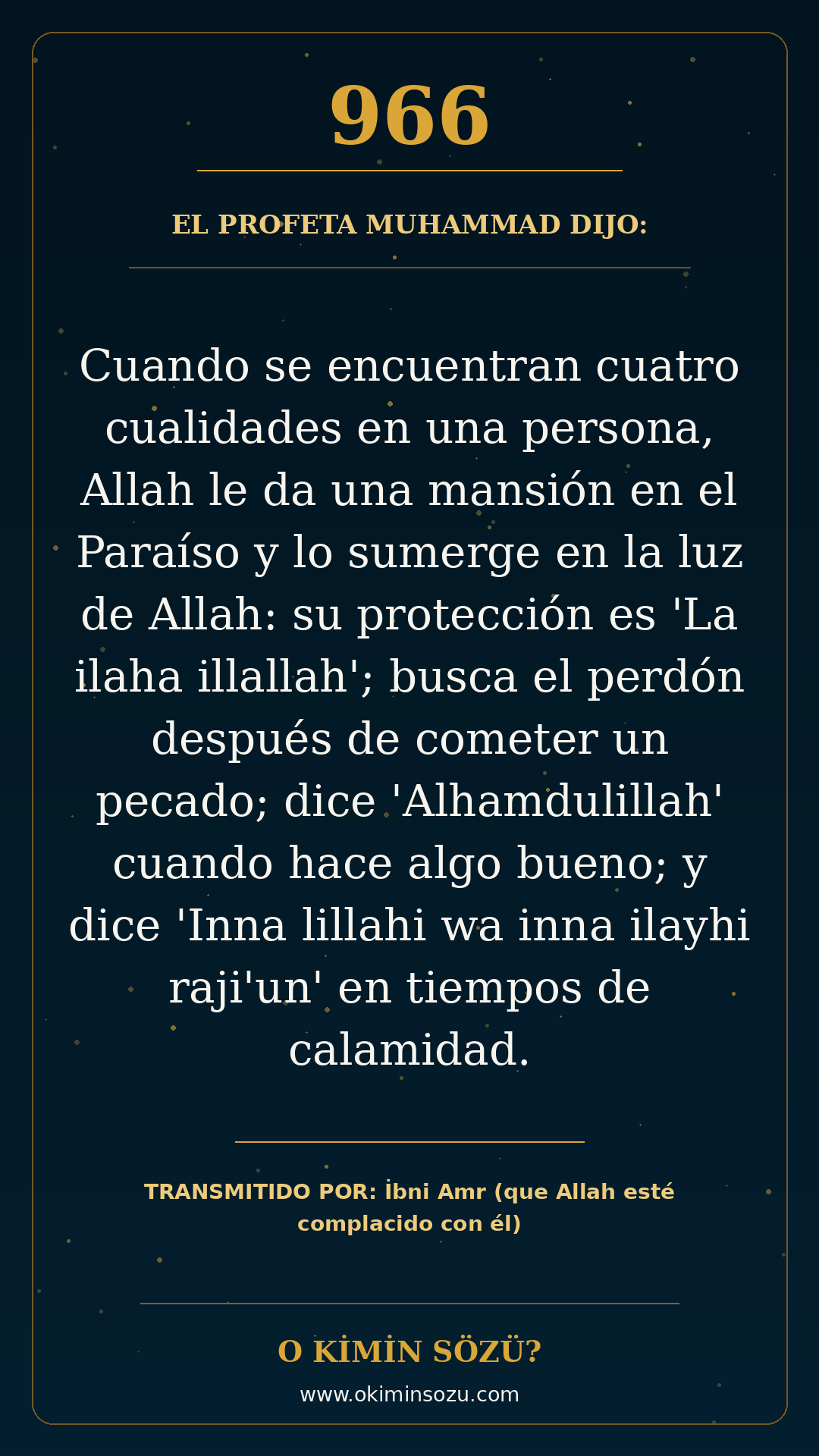 hadis 0966 es