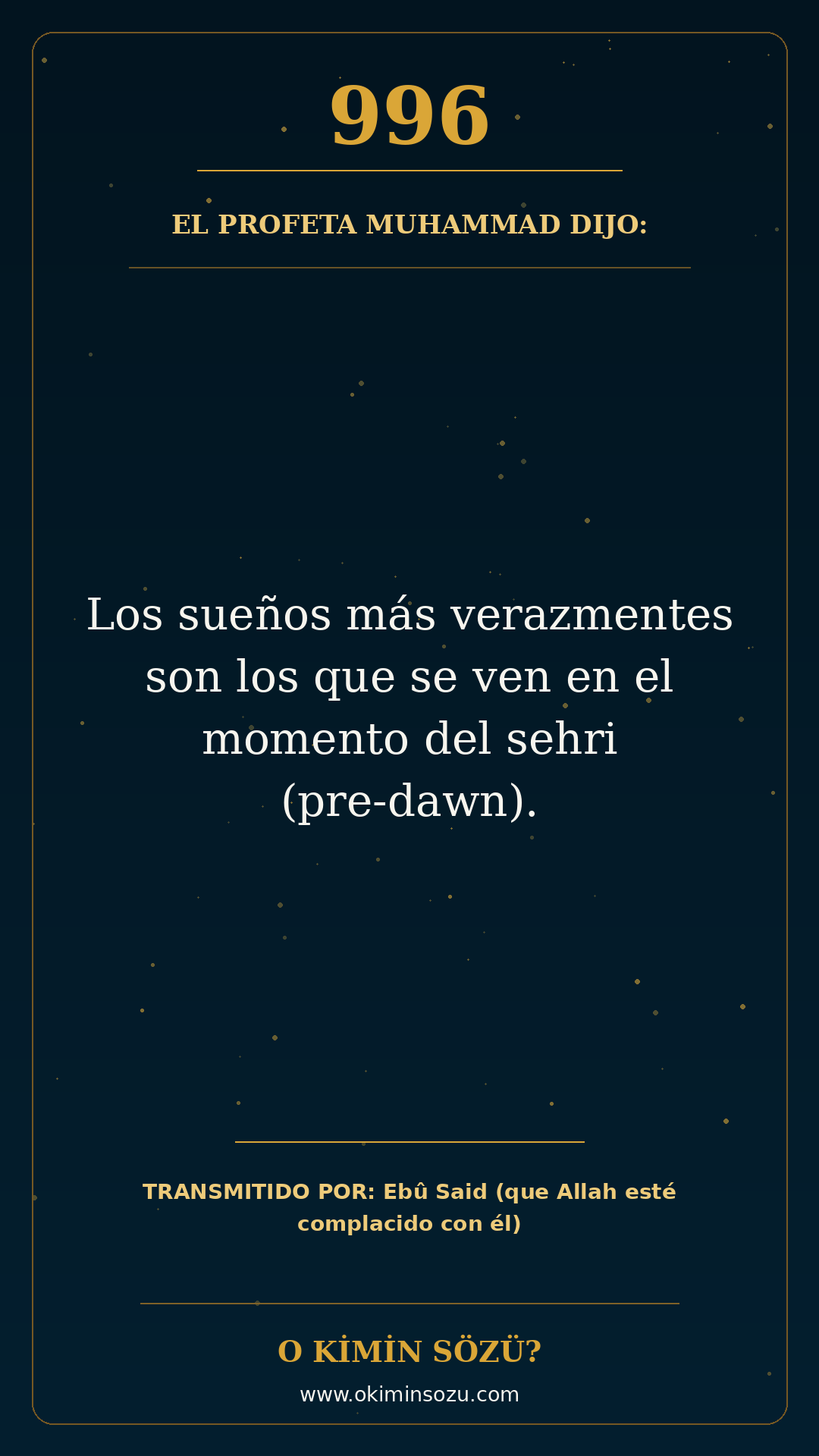 hadis 0996 es