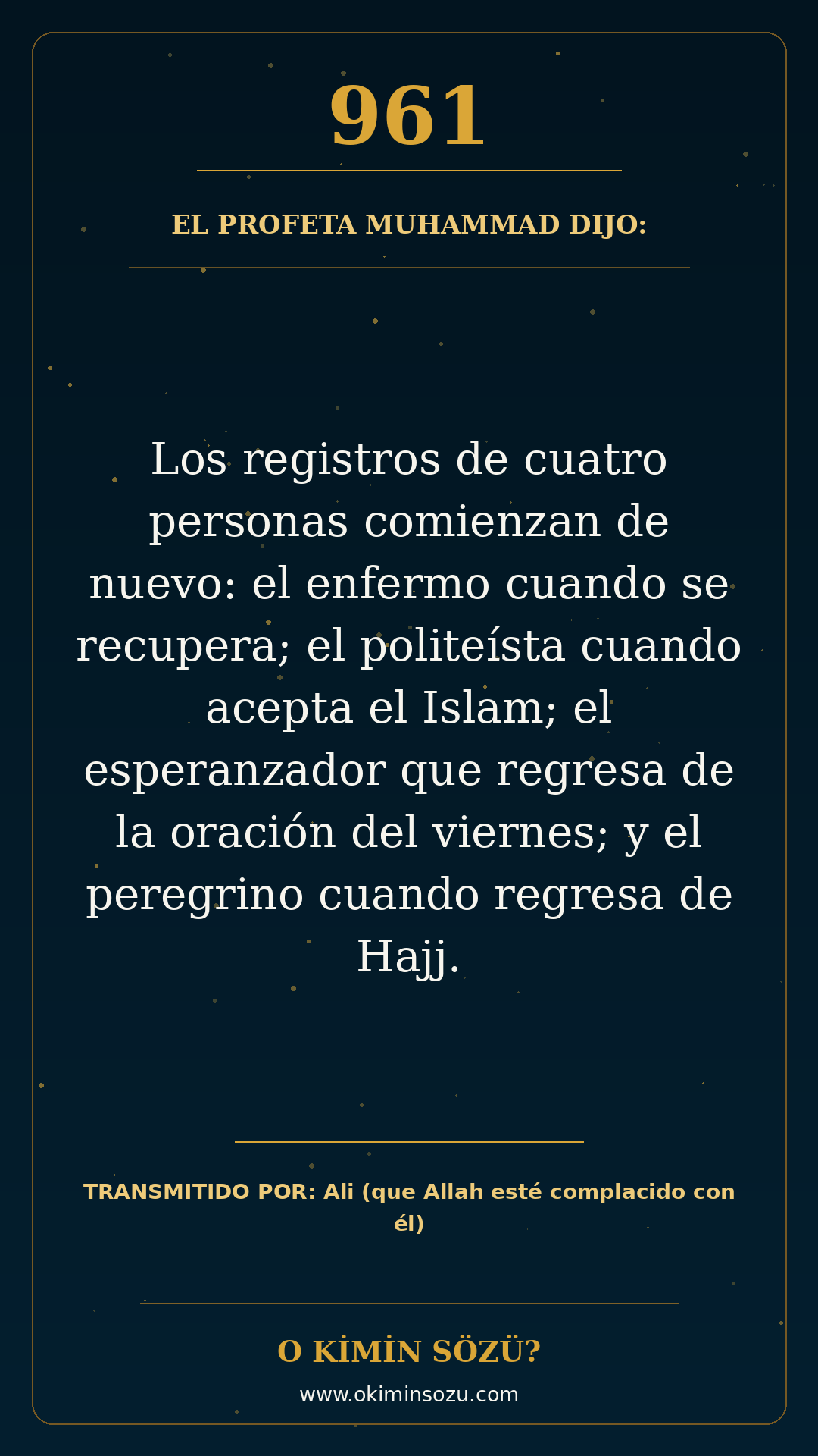 hadis 0961 es