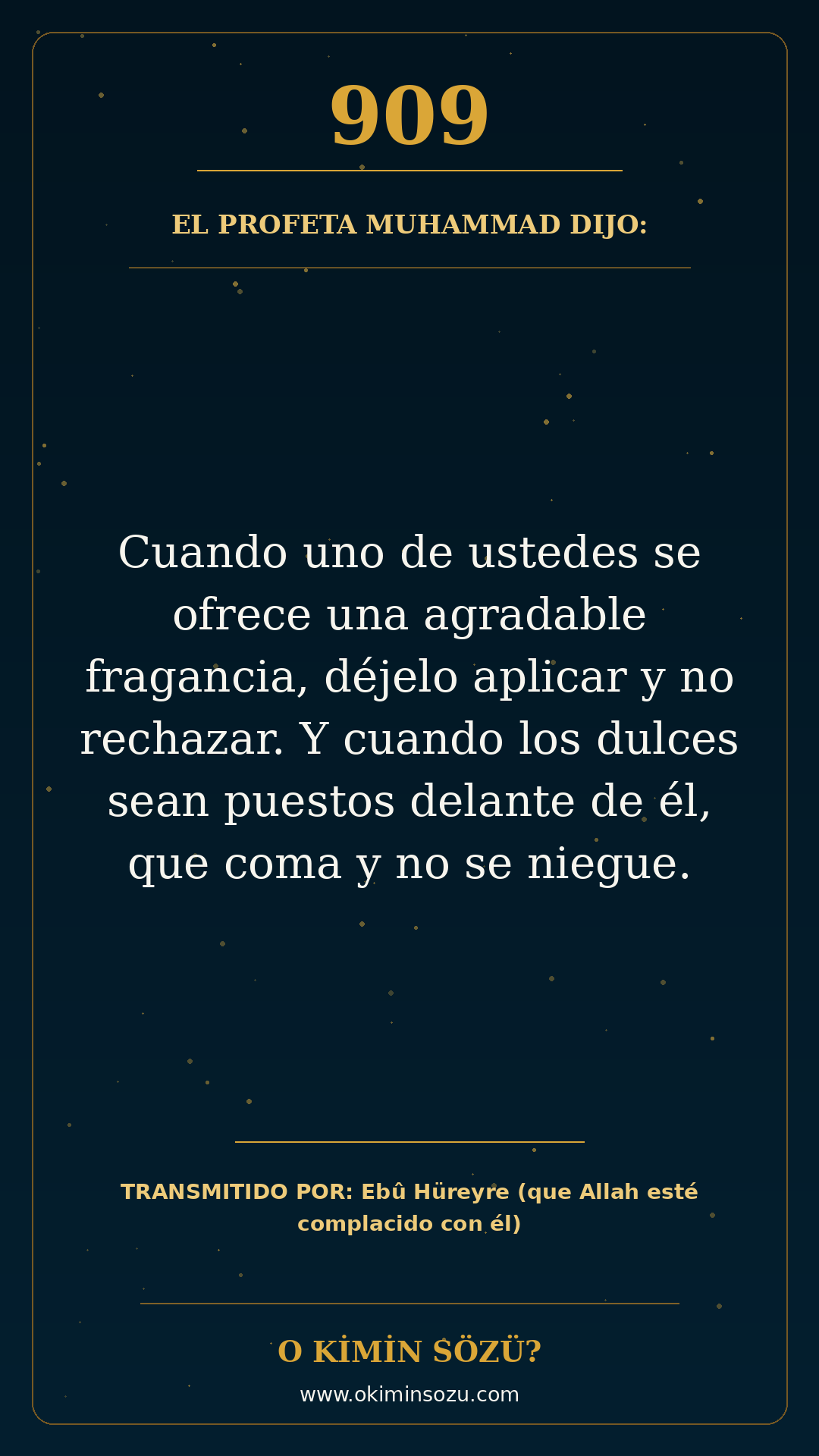 hadis 0909 es