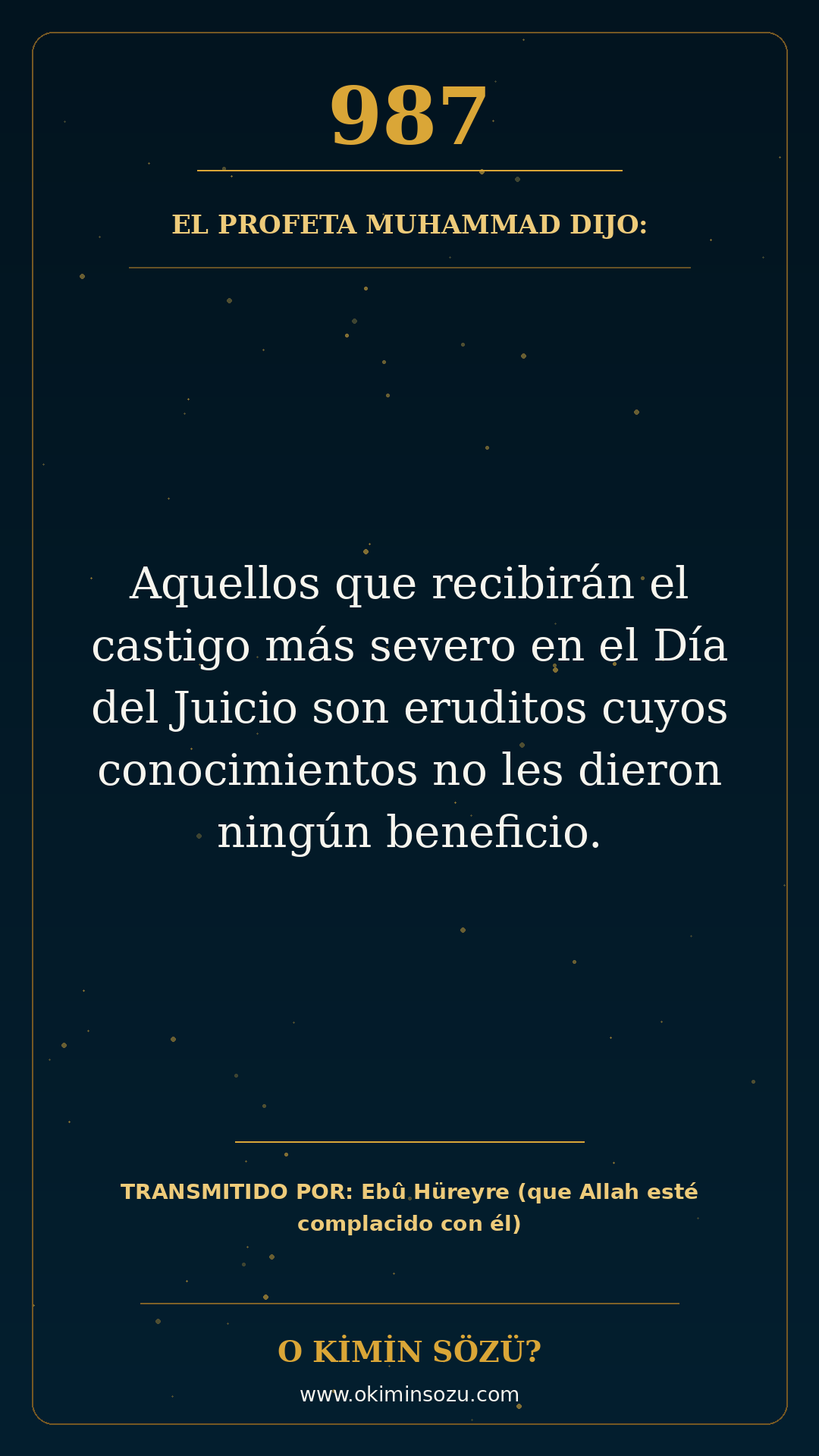 hadis 0987 es