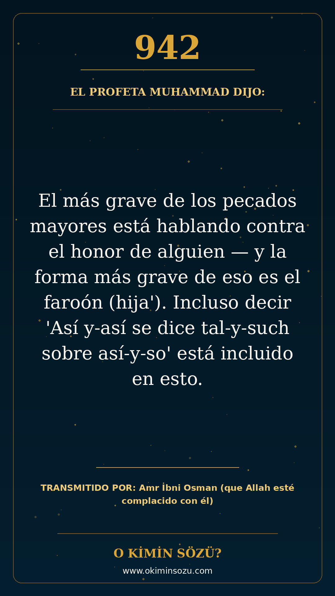 hadis 0942 es