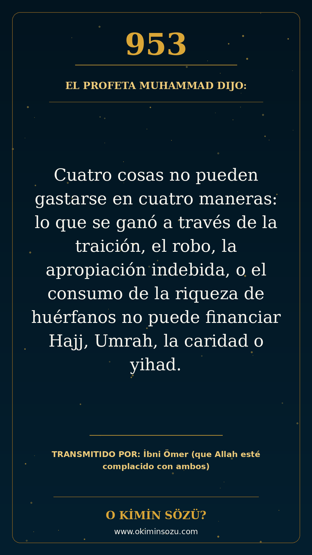hadis 0953 es