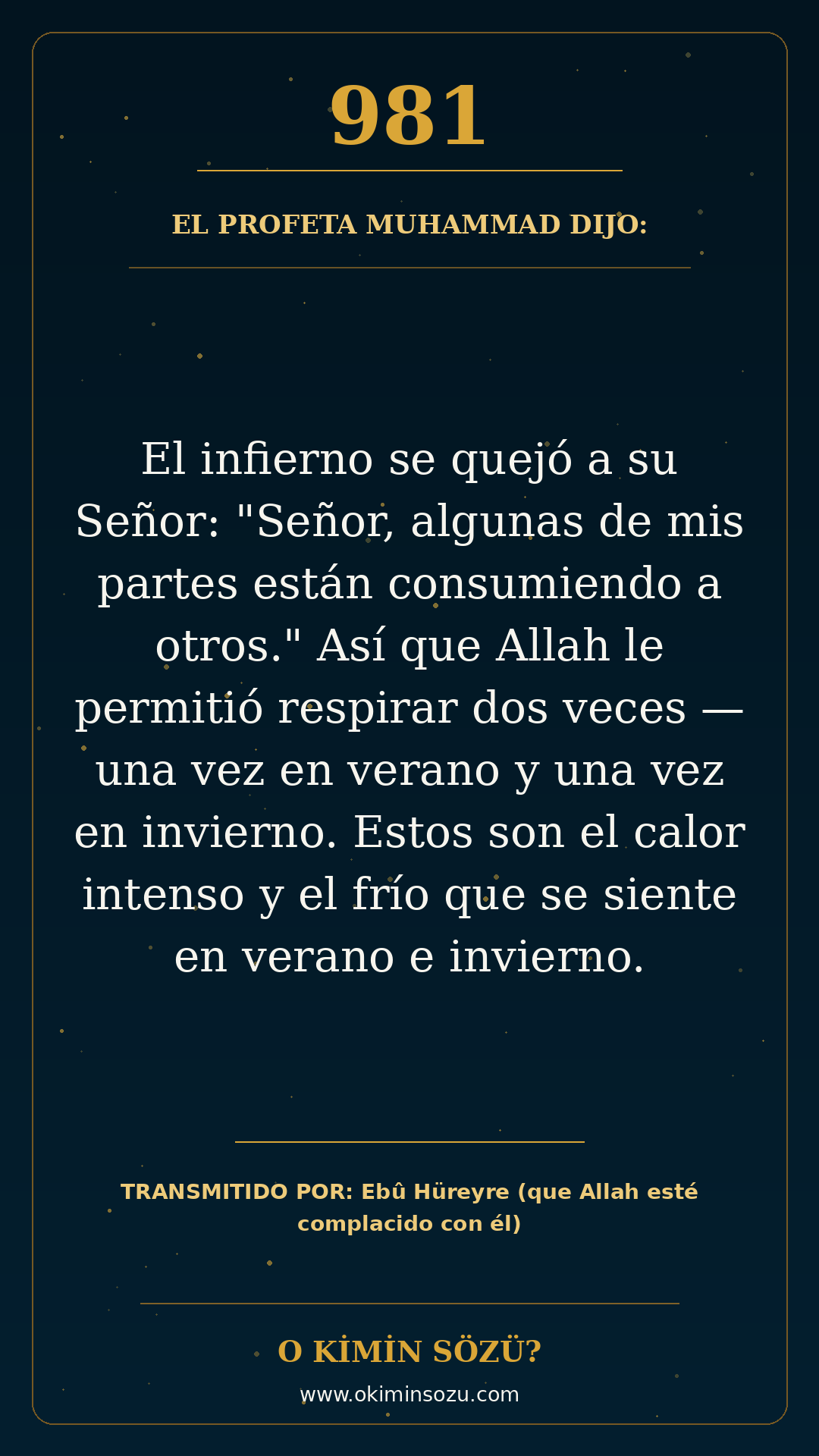 hadis 0981 es
