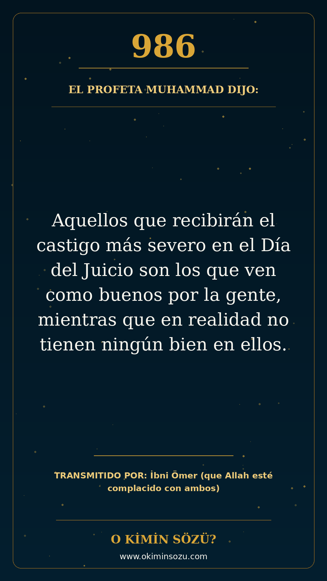 hadis 0986 es