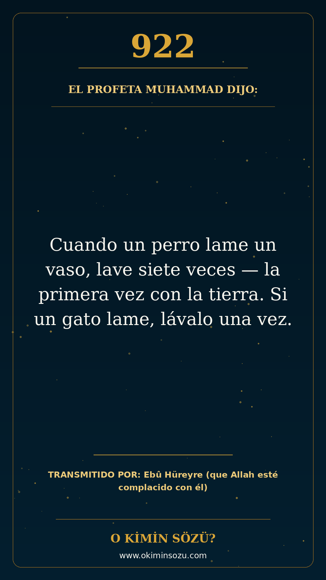 hadis 0922 es