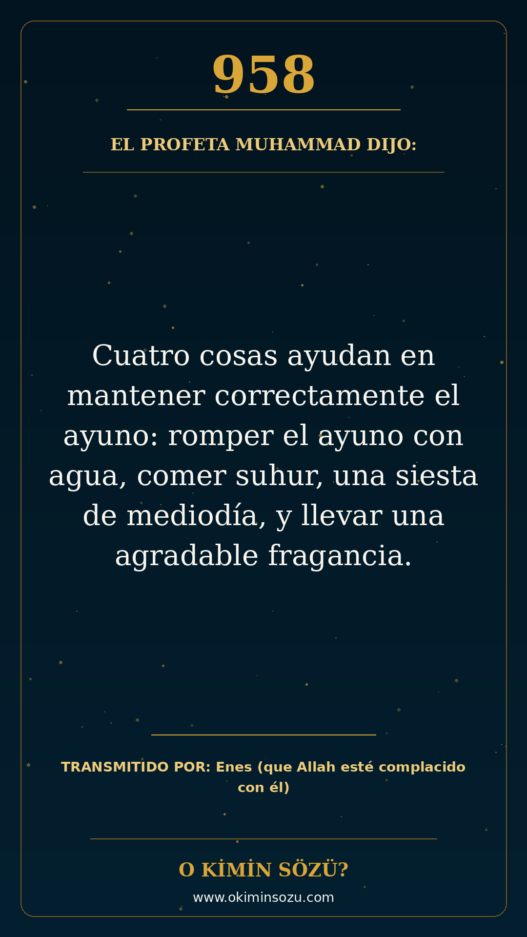 hadis 0958 es