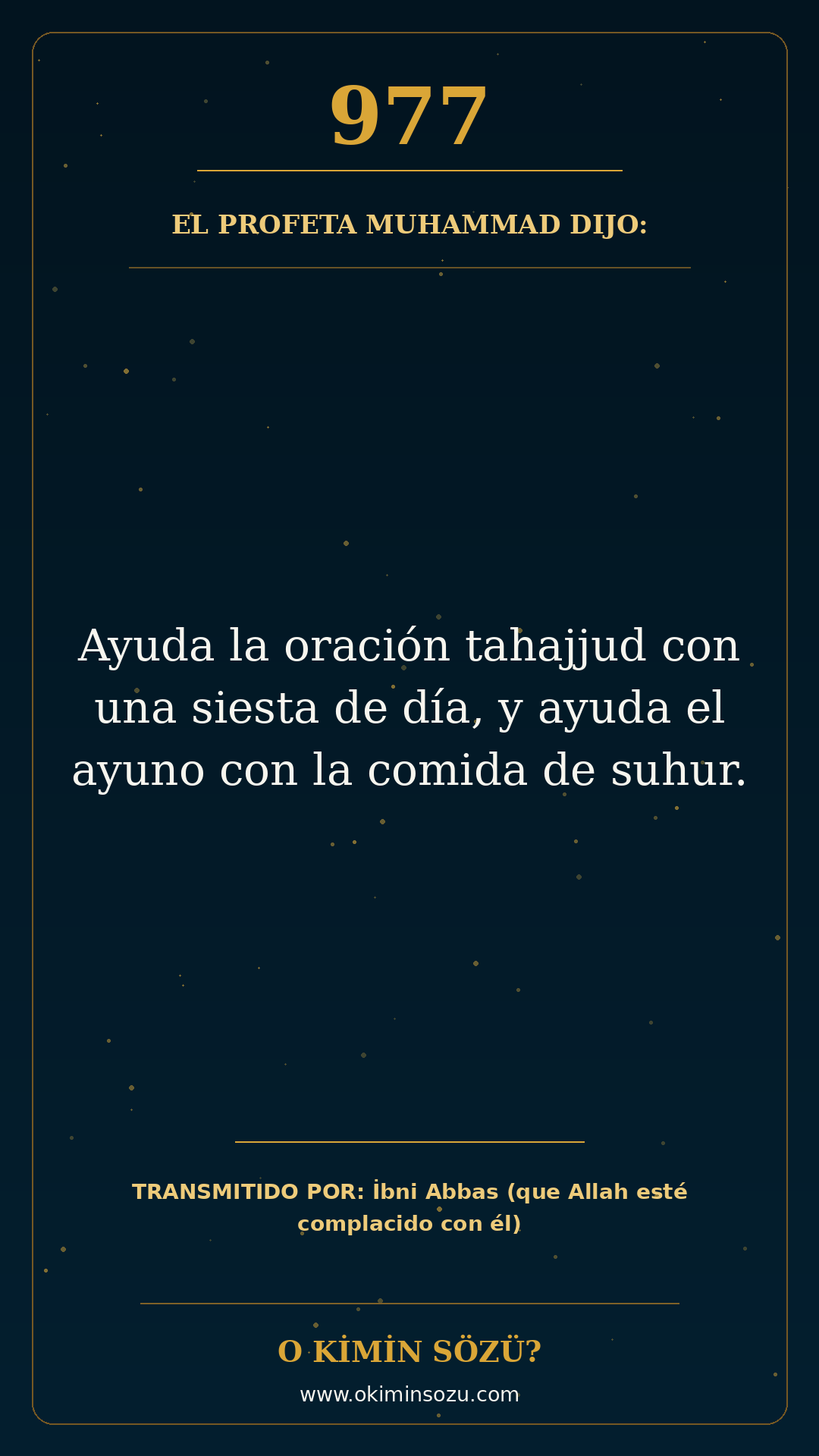 hadis 0977 es