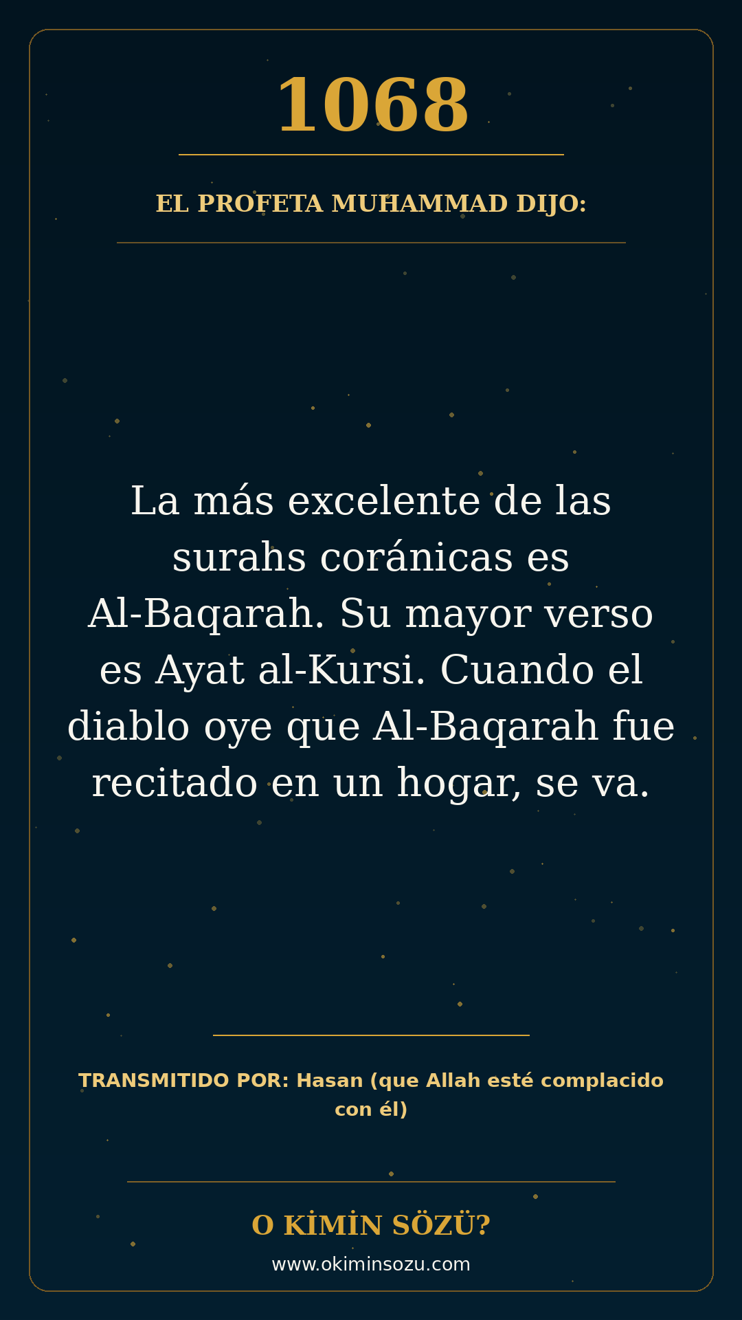 hadis 1068 es