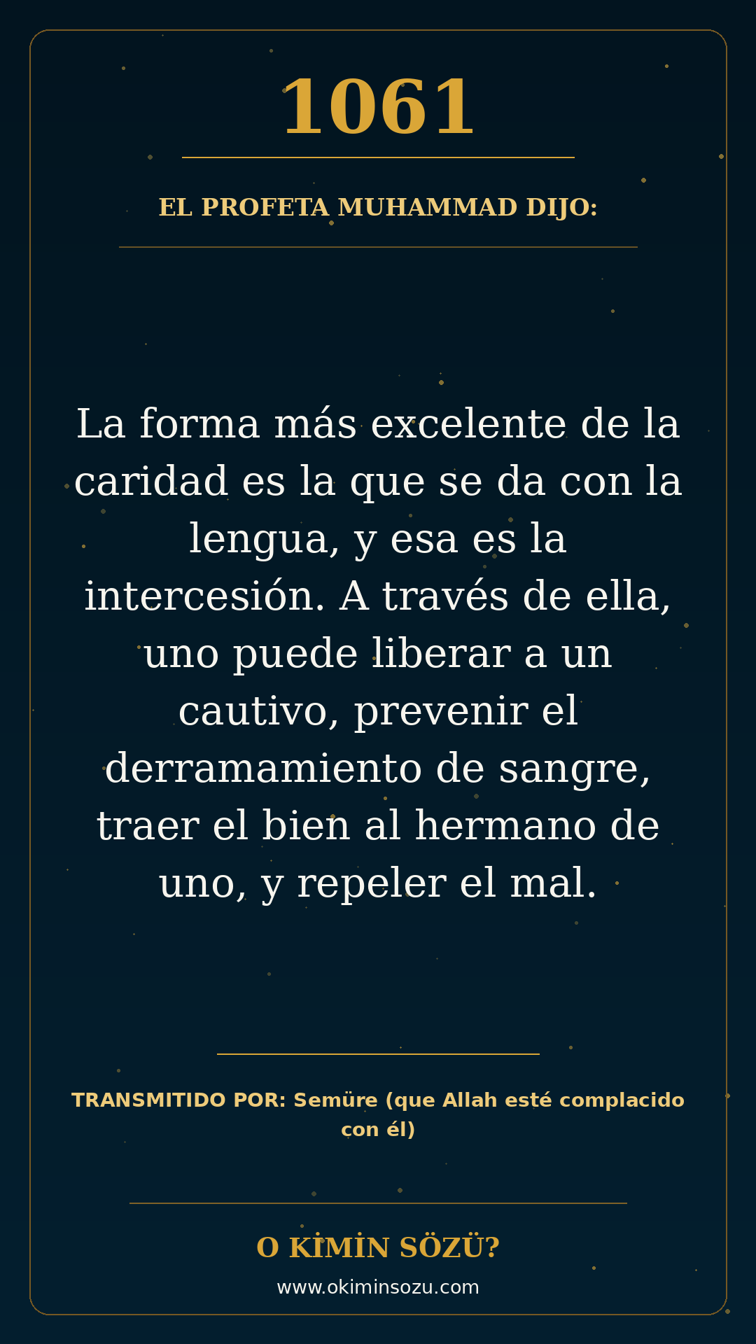 hadis 1061 es