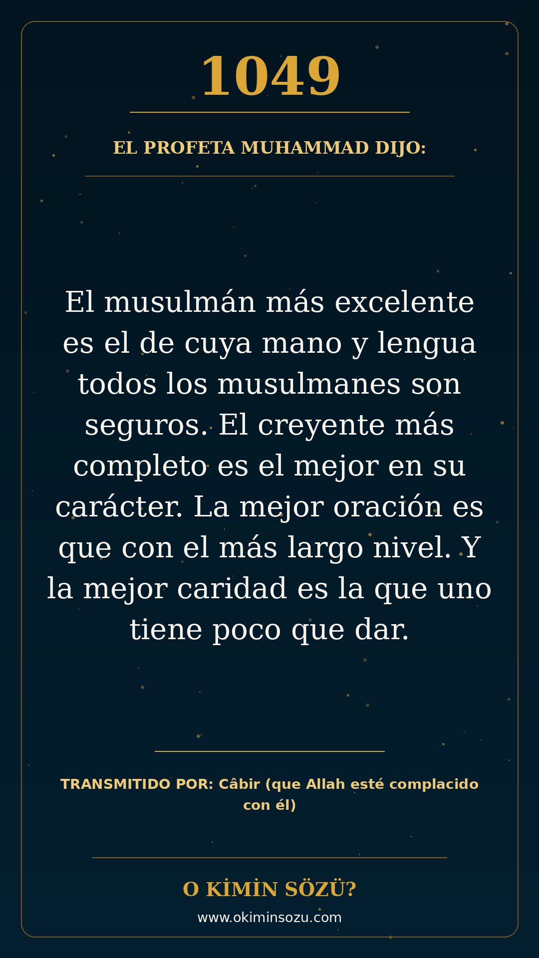 hadis 1049 es