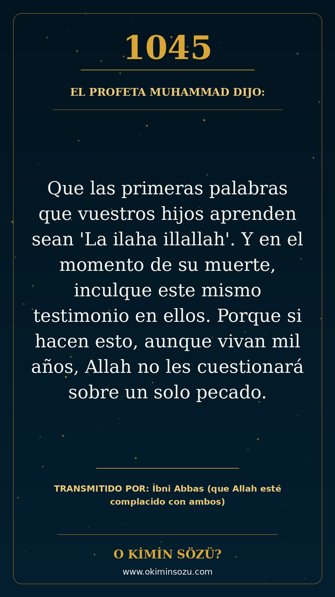 hadis 1045 es