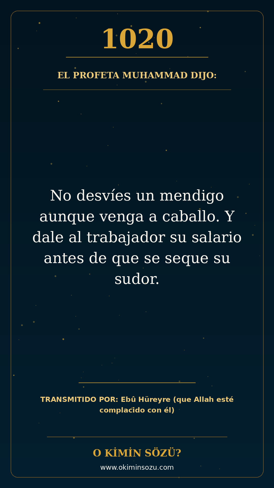 hadis 1020 es