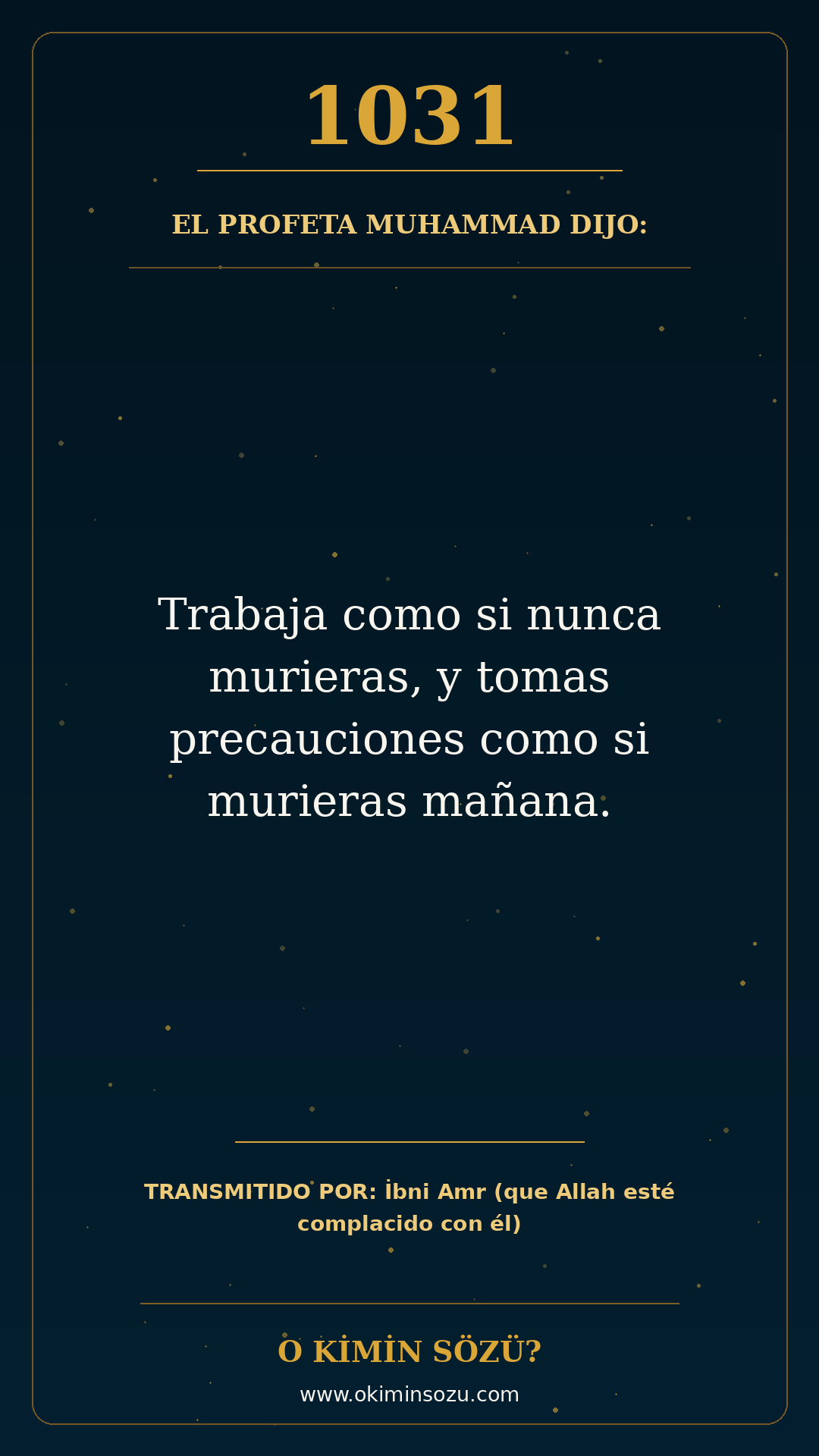 hadis 1031 es