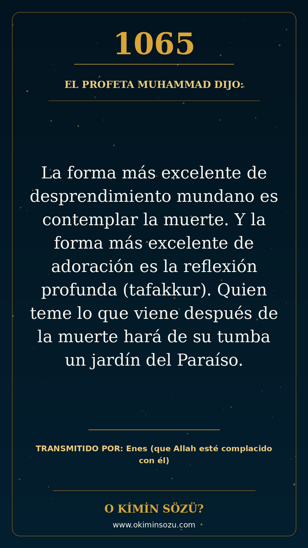 hadis 1065 es