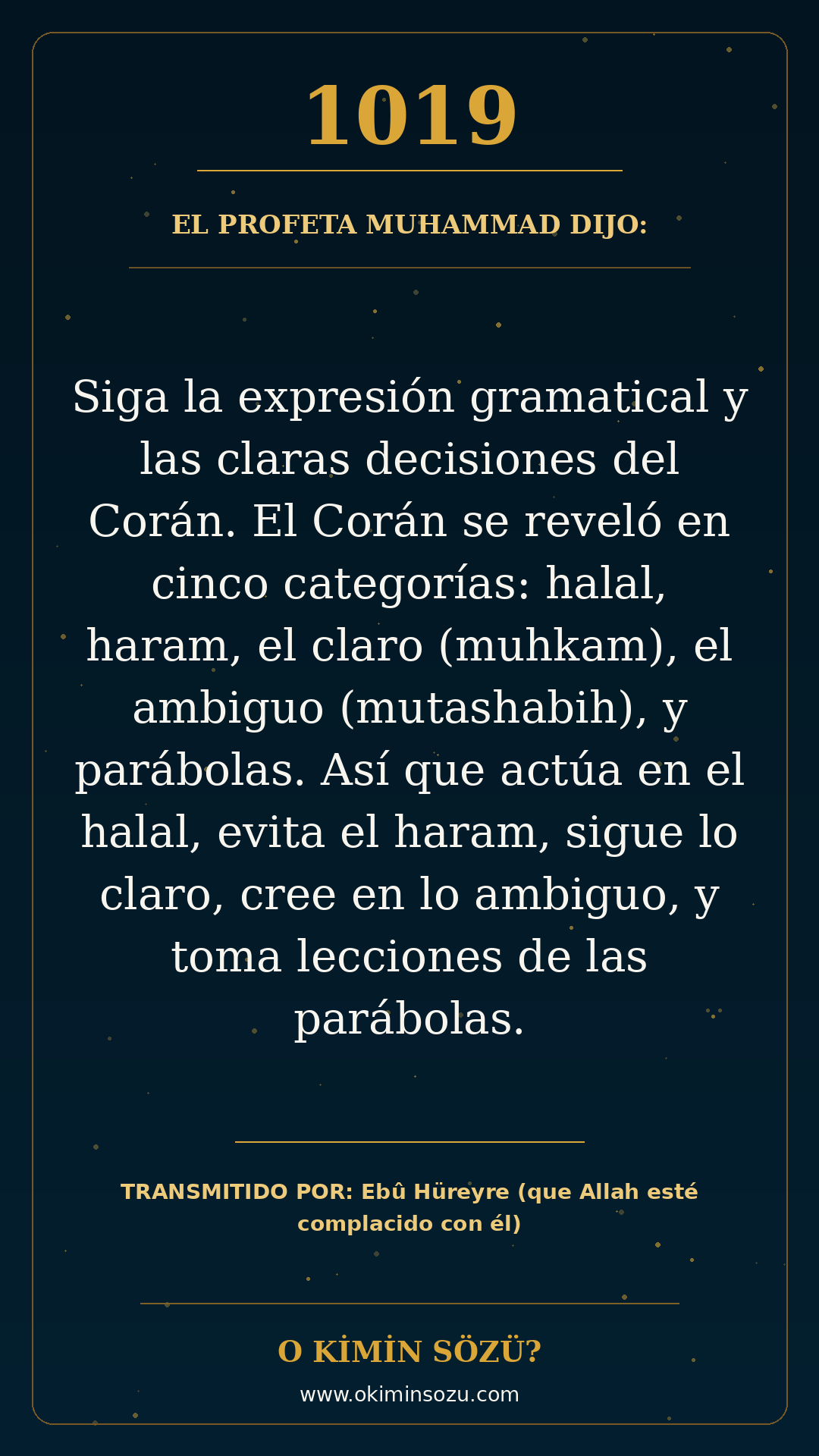 hadis 1019 es