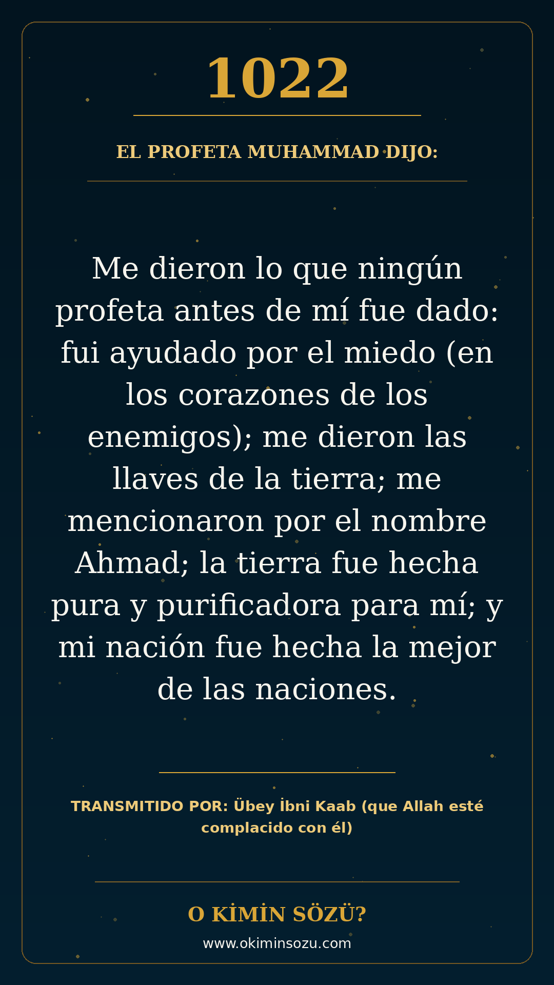 hadis 1022 es