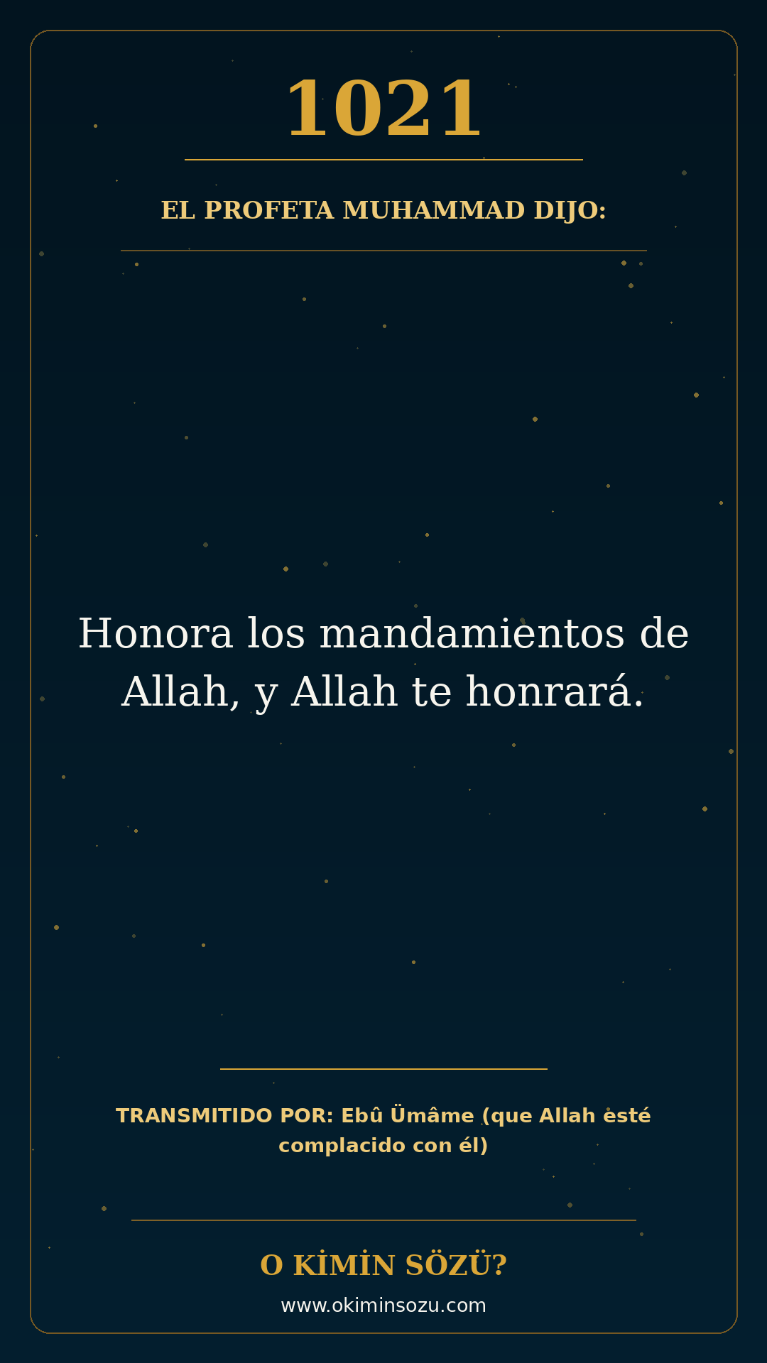 hadis 1021 es
