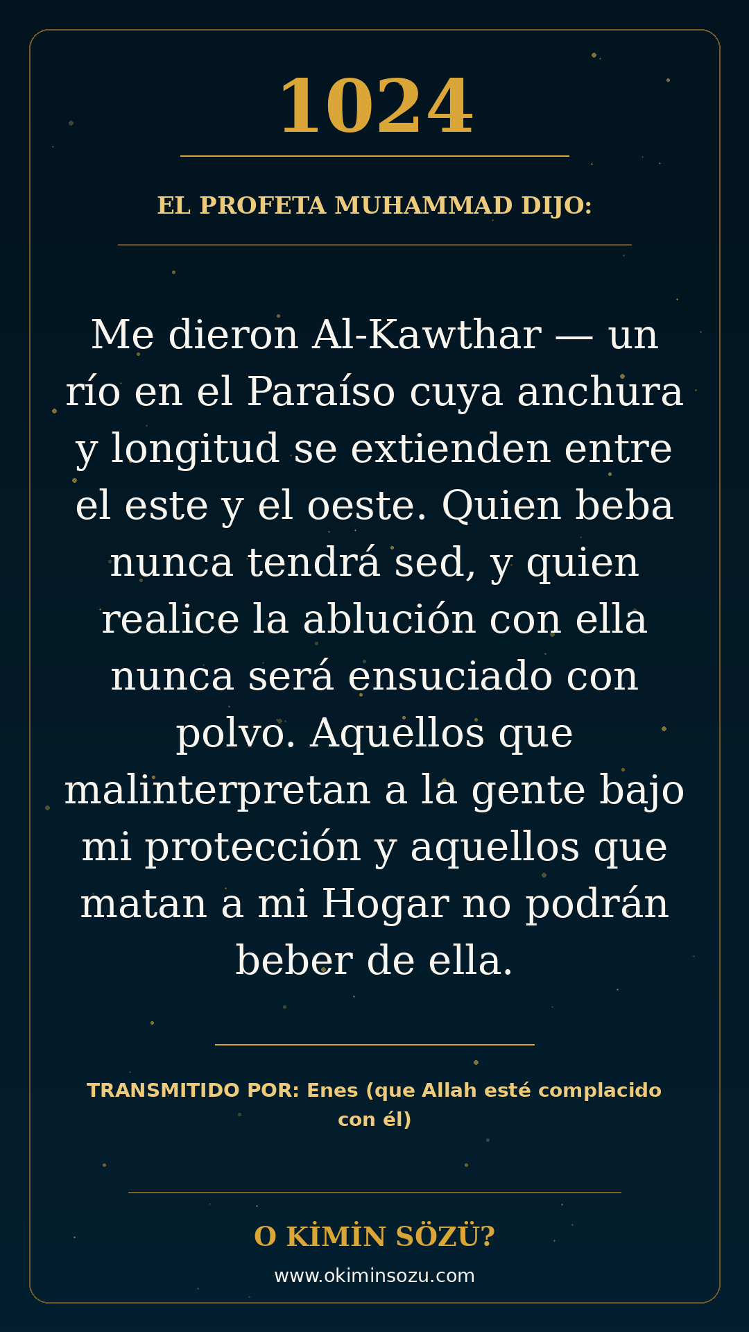 hadis 1024 es