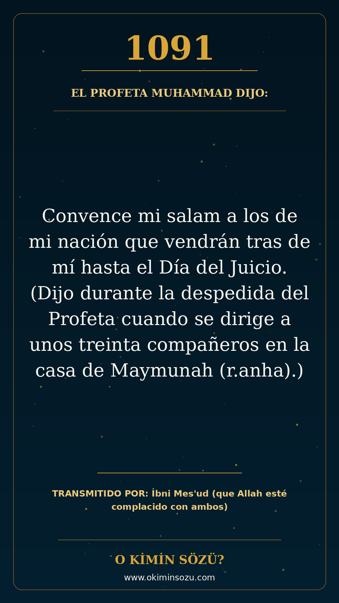hadis 1091 es