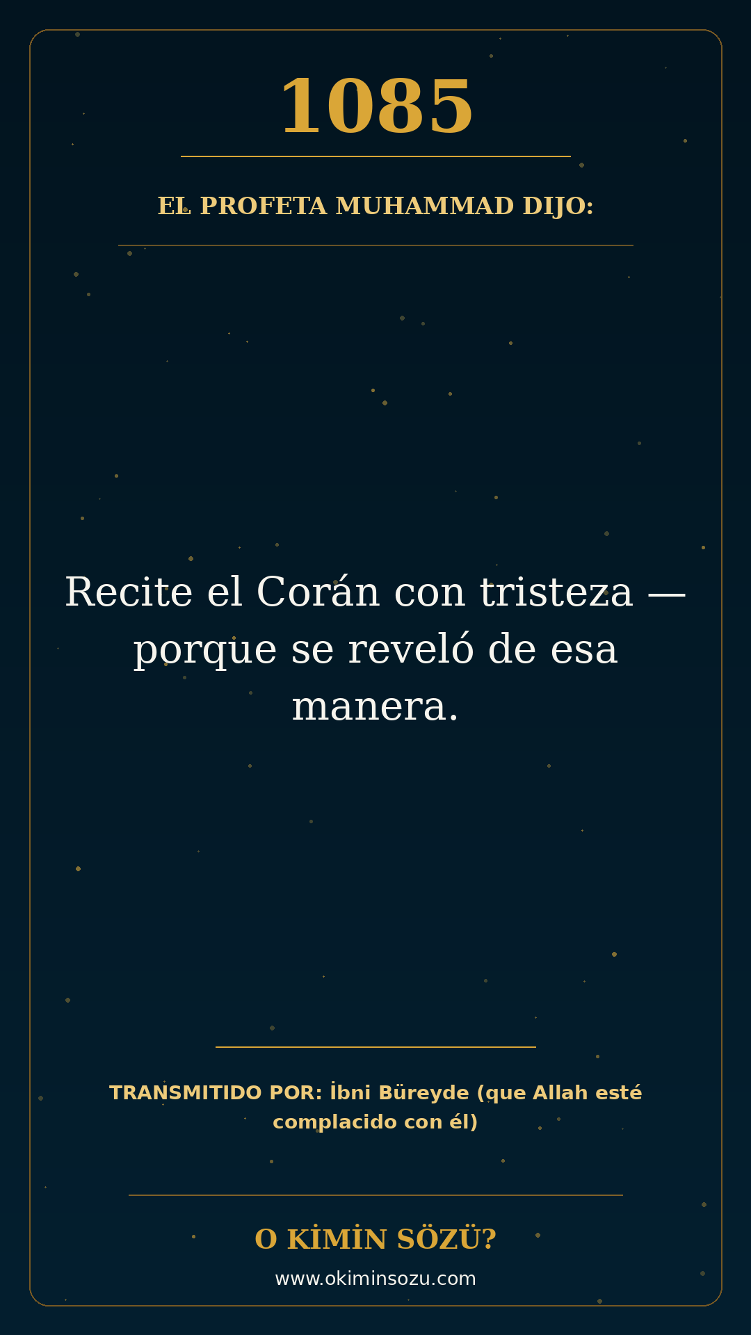 hadis 1085 es