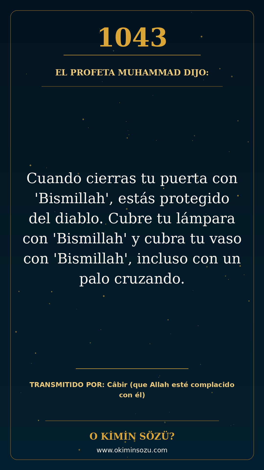 hadis 1043 es