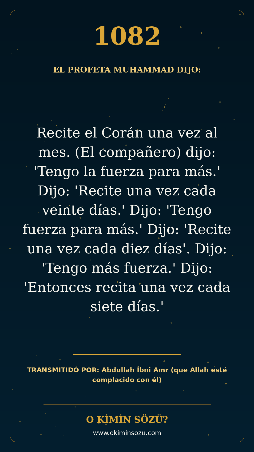 hadis 1082 es