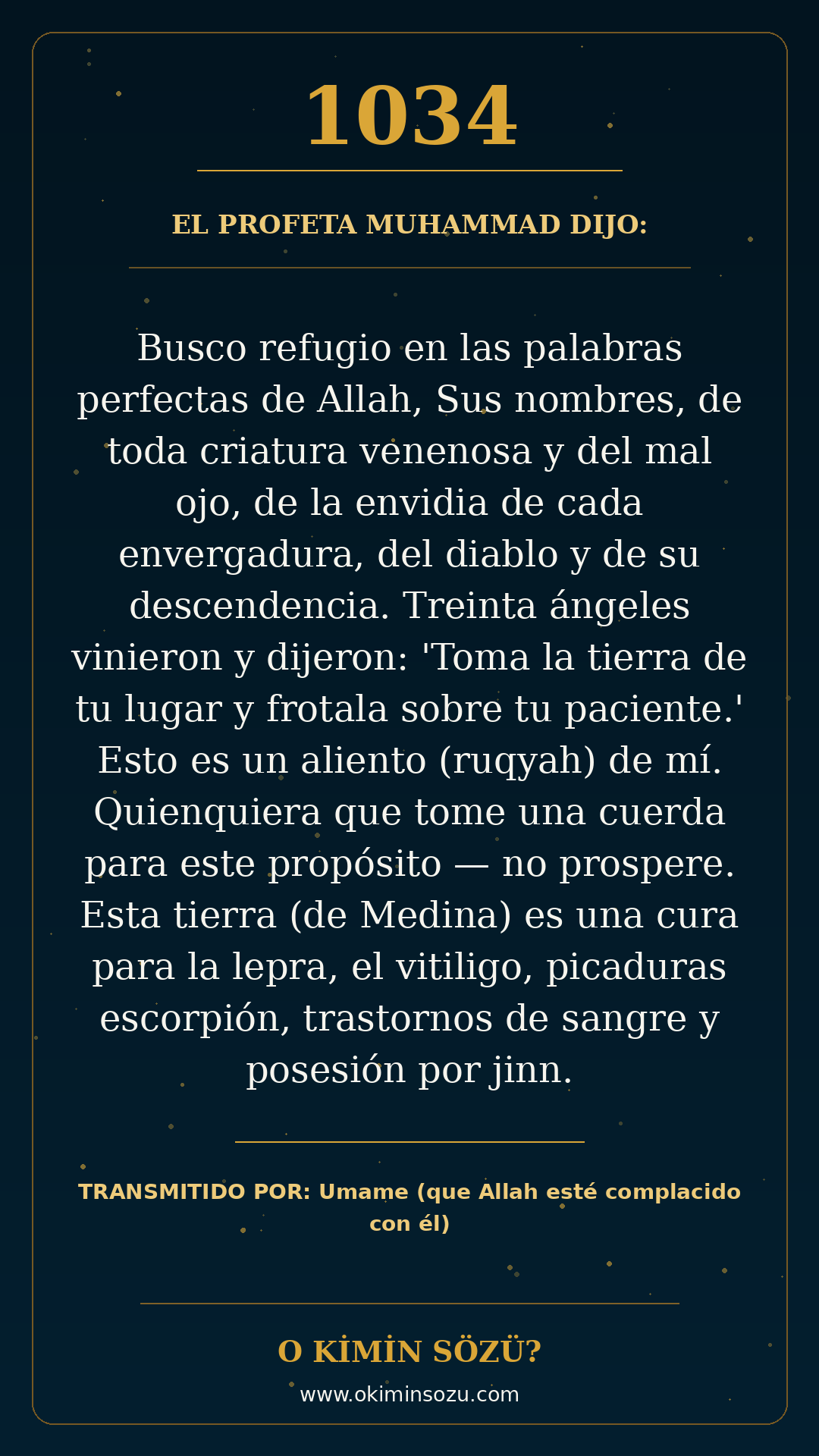 hadis 1034 es