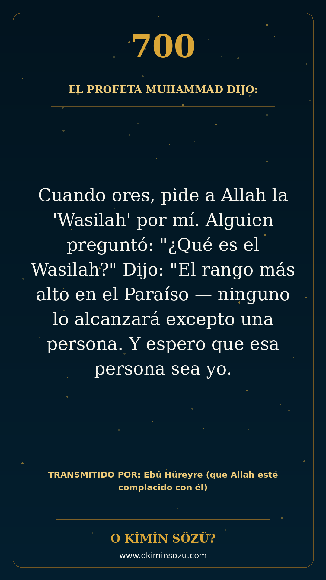 hadis 0700 es