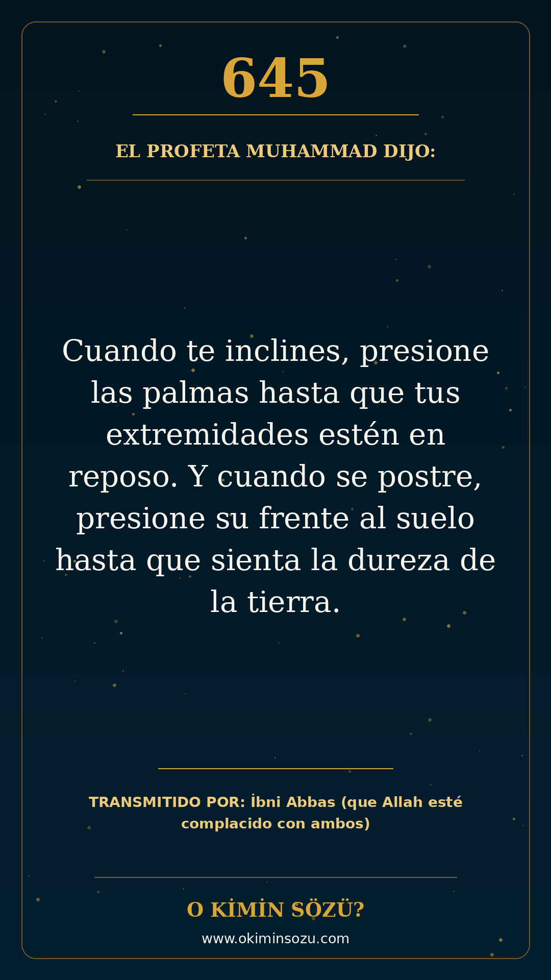 hadis 0645 es