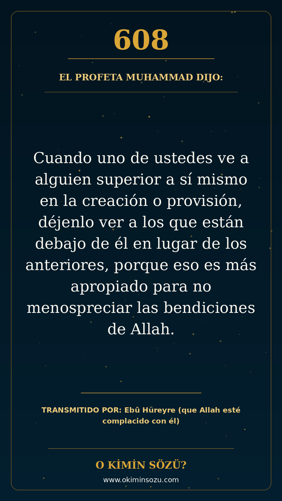 hadis 0608 es