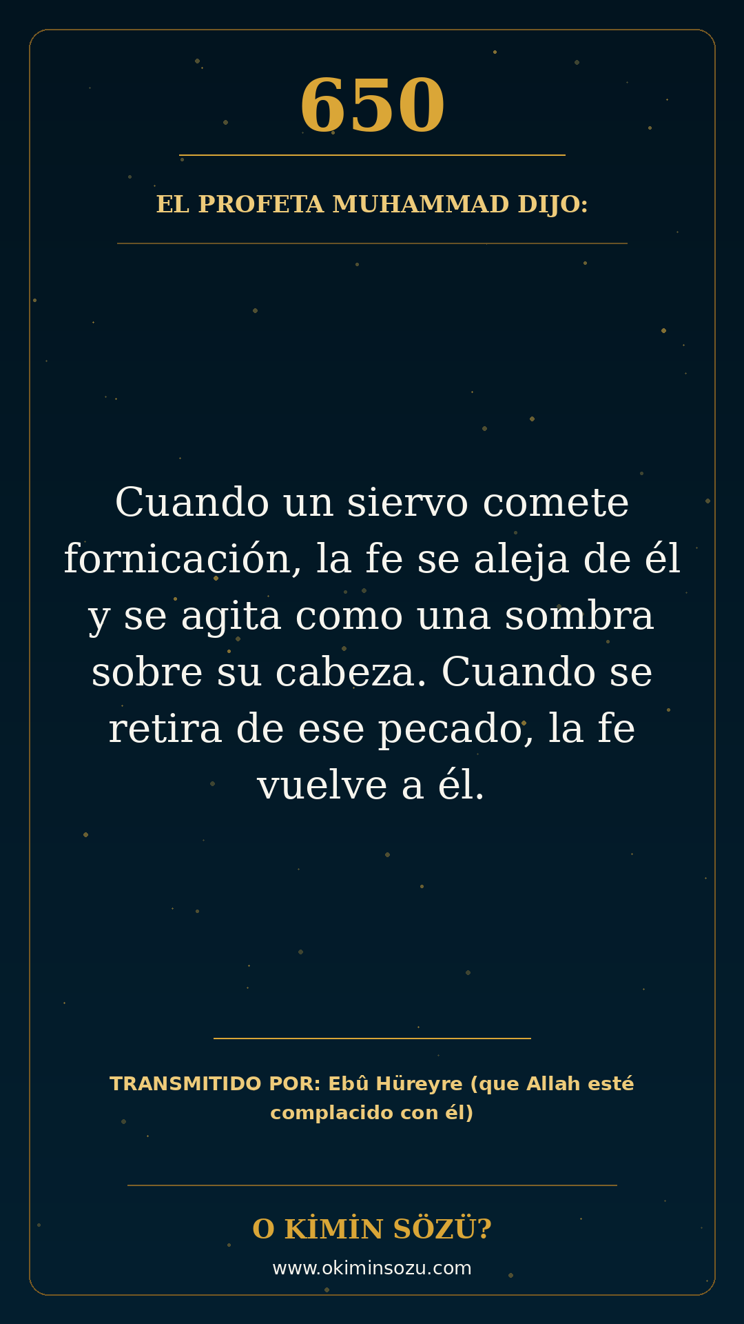hadis 0650 es