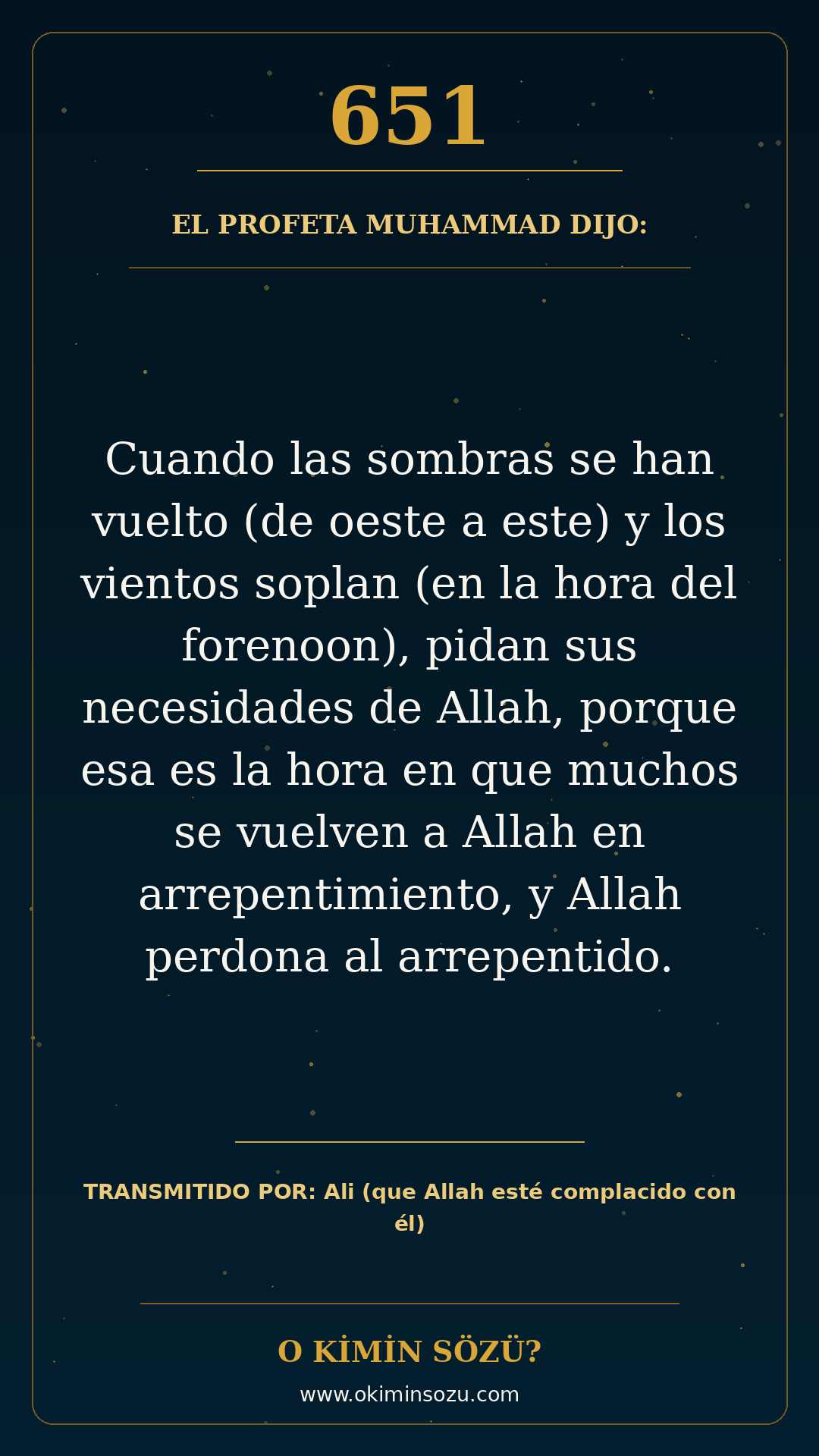 hadis 0651 es