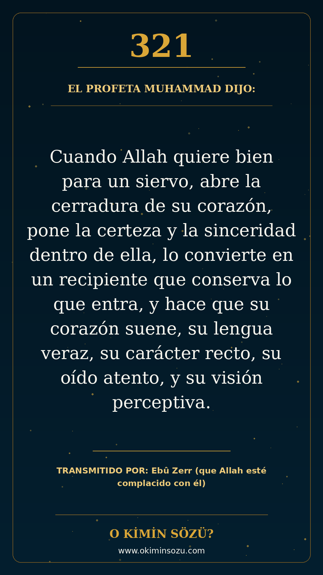 hadis 0321 es