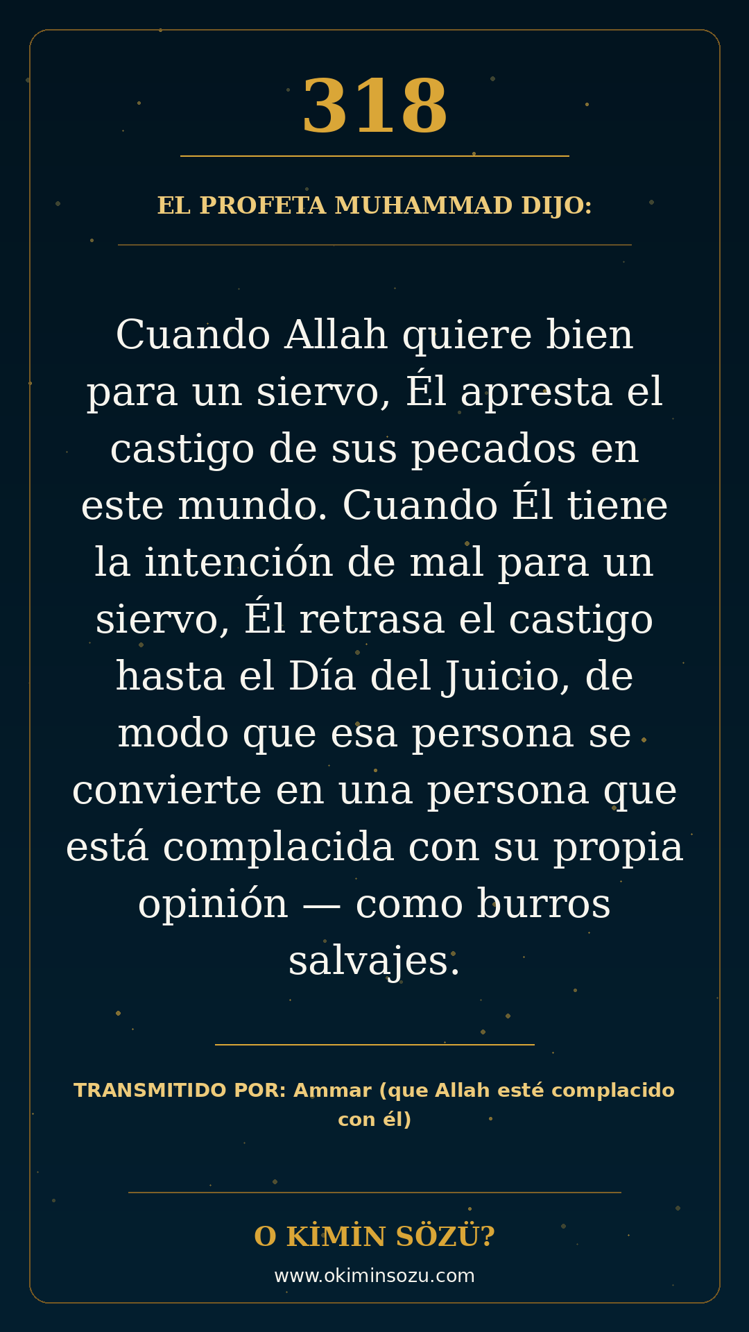 hadis 0318 es