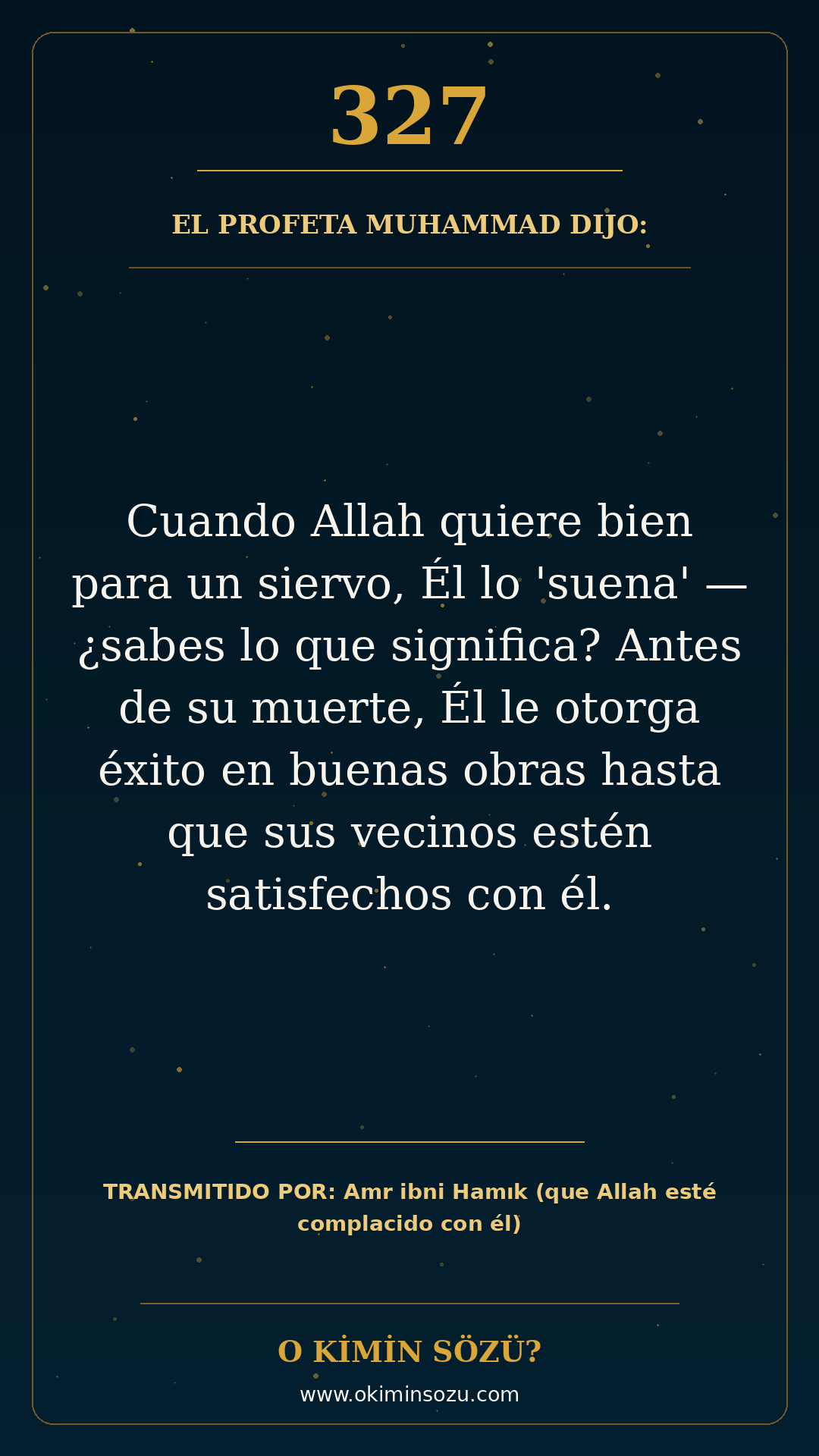 hadis 0327 es