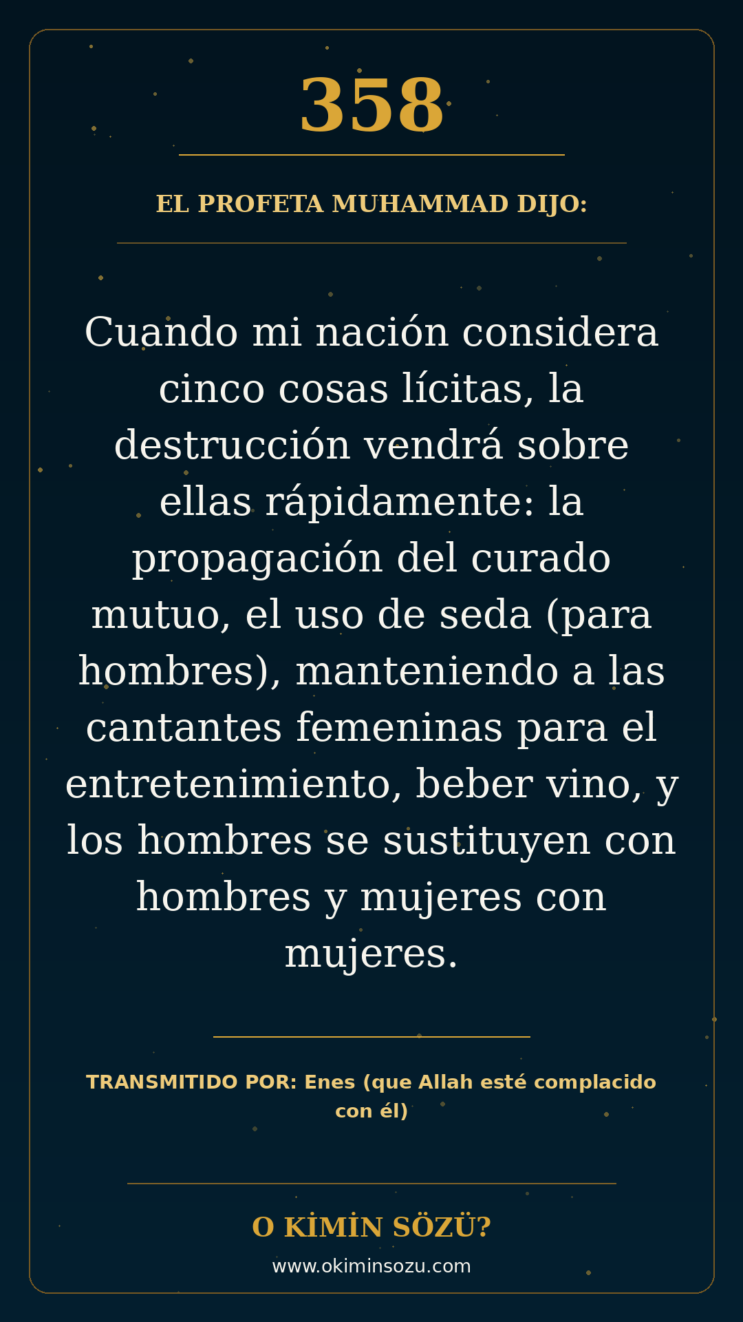 hadis 0358 es