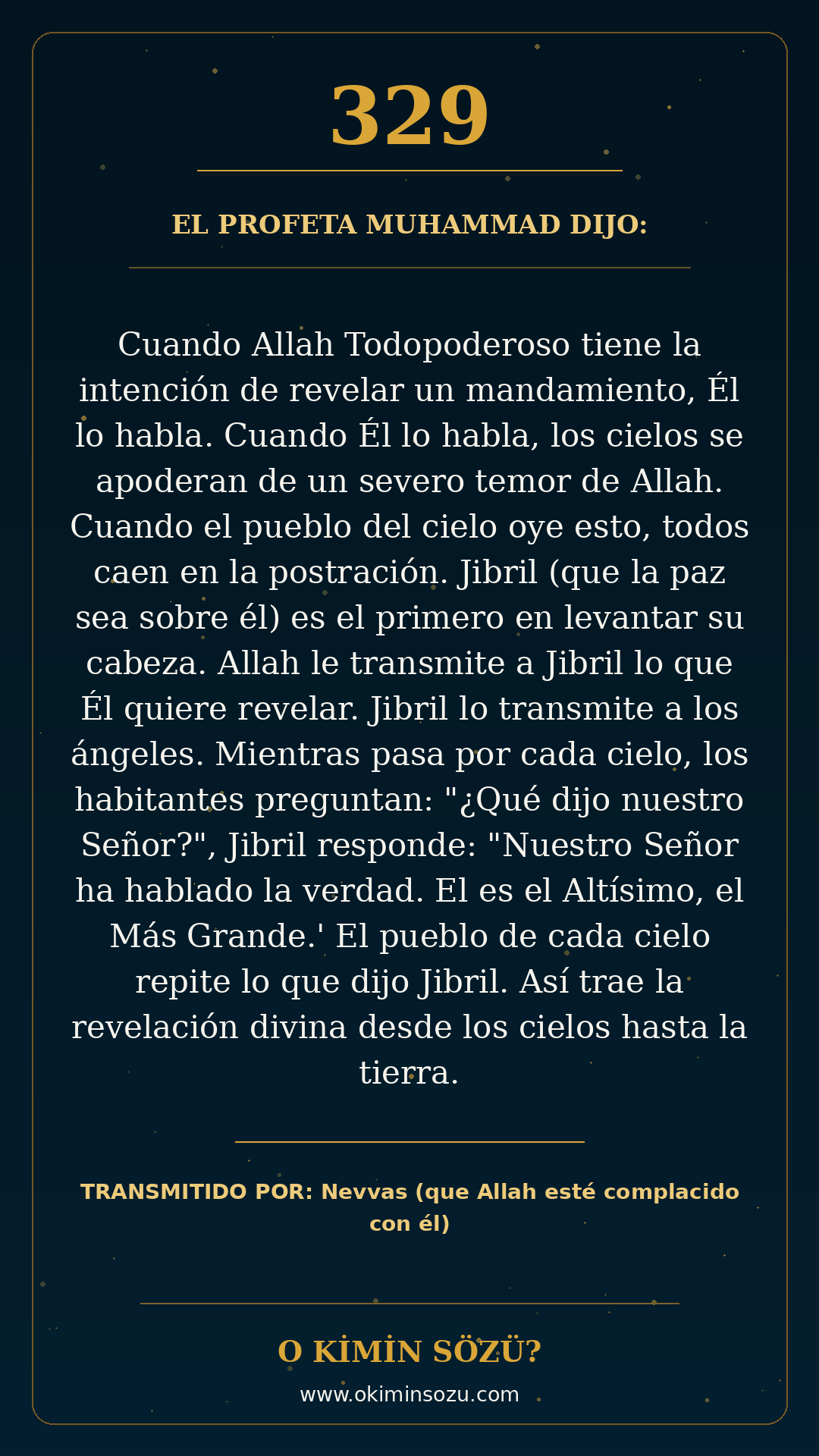 hadis 0329 es