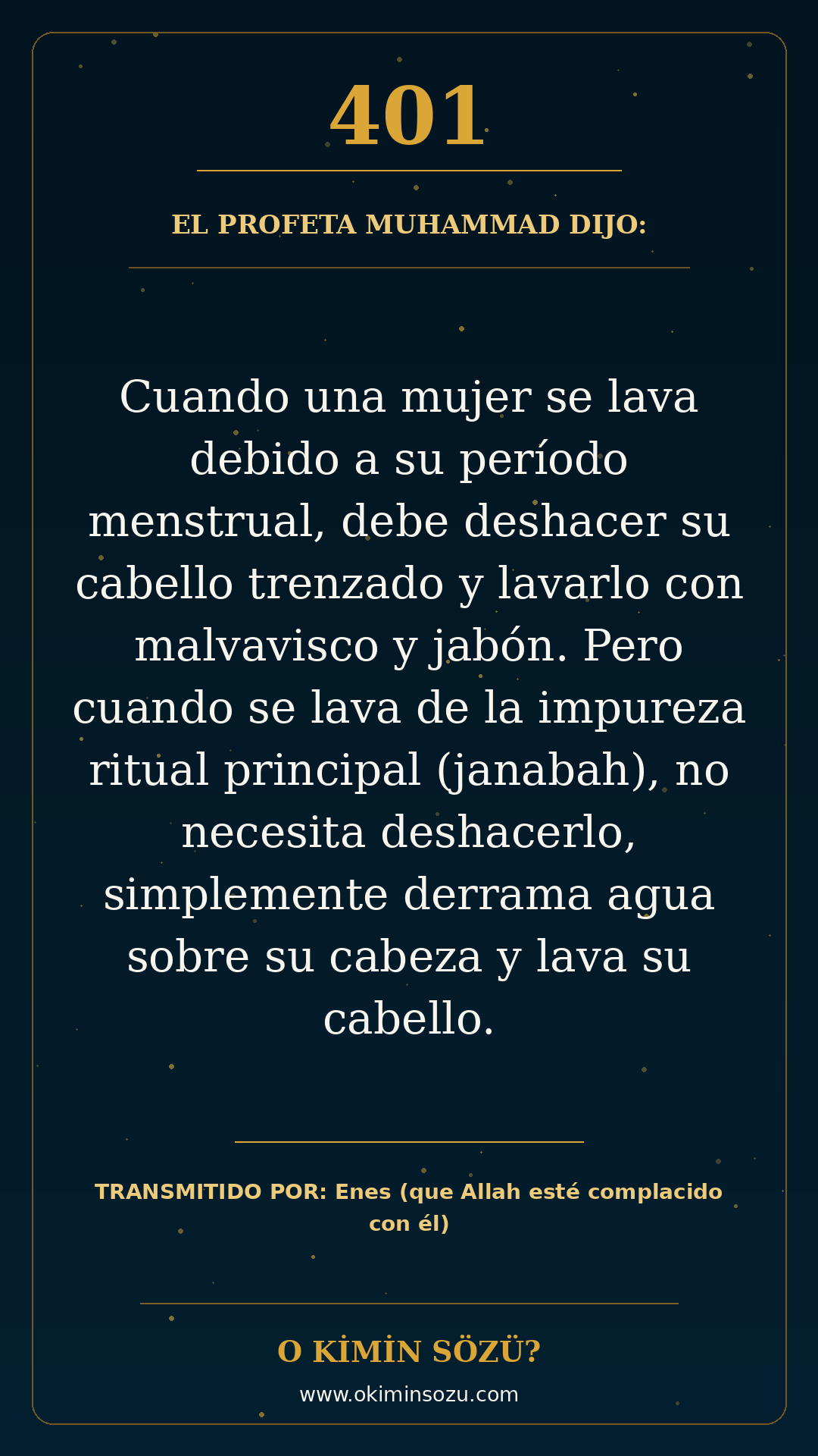 hadis 0401 es