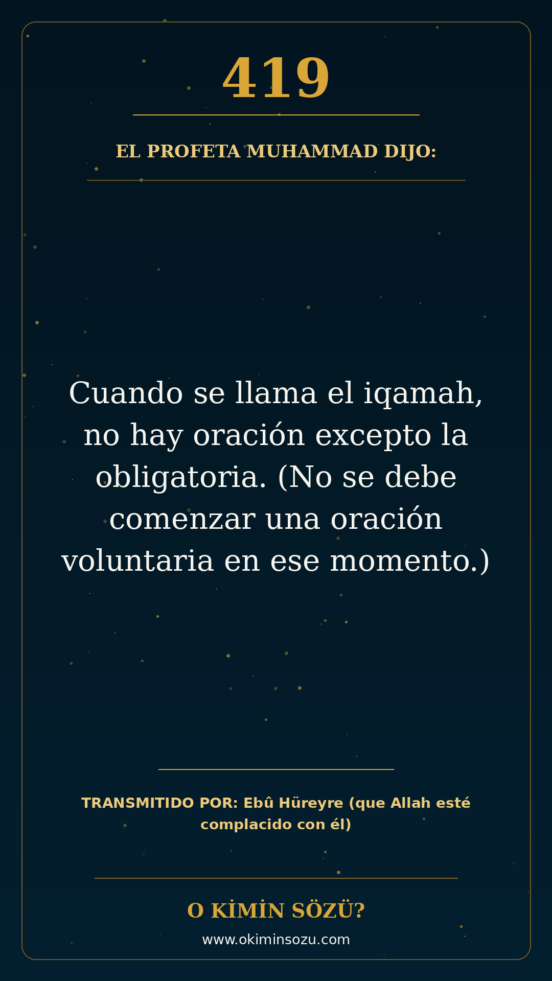 hadis 0419 es