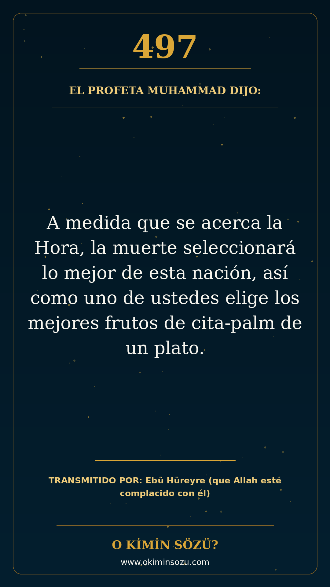 hadis 0497 es