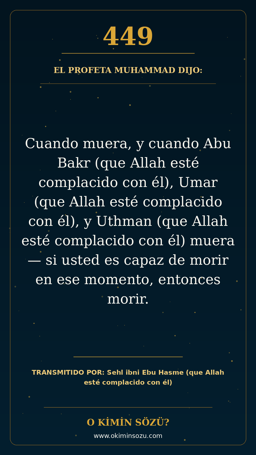 hadis 0449 es