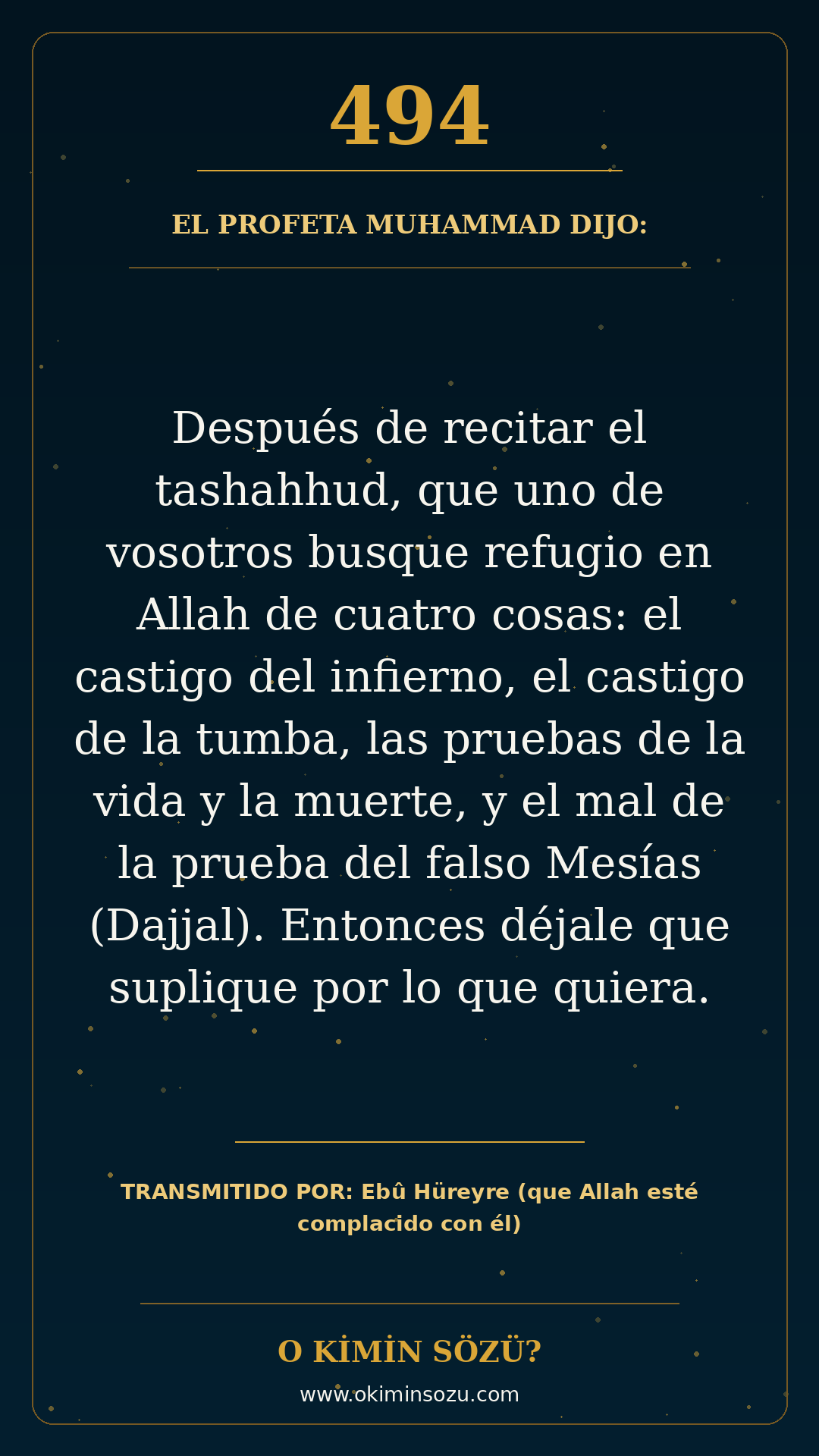 hadis 0494 es