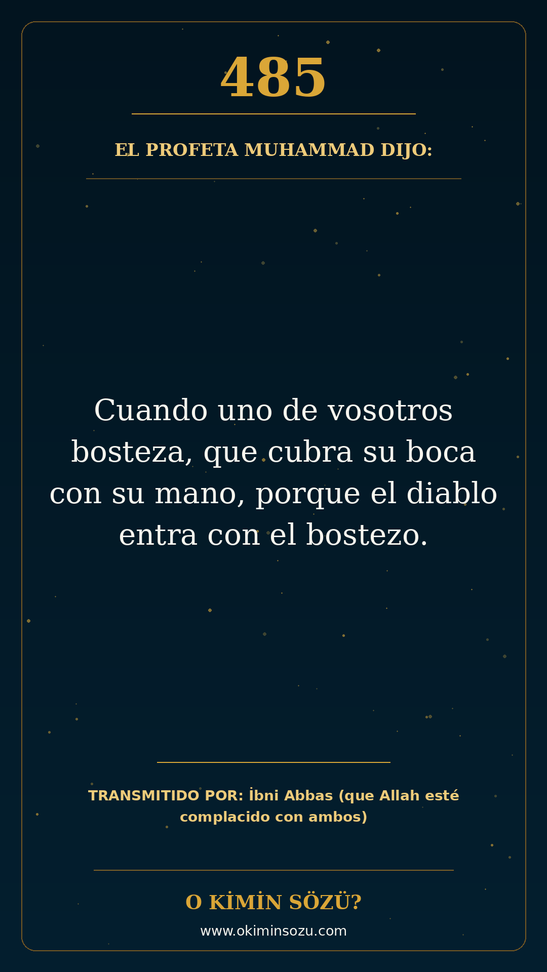 hadis 0485 es