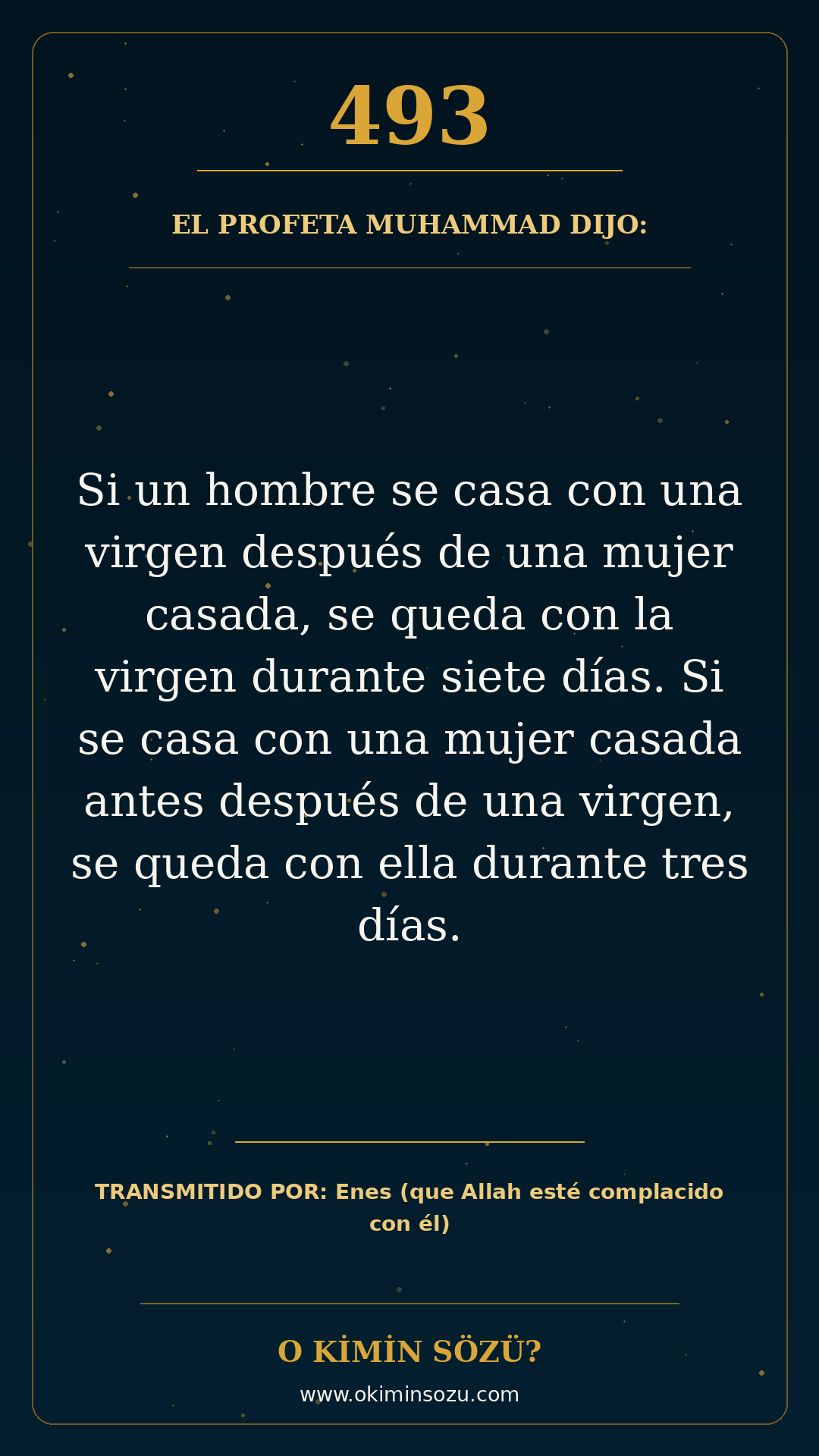 hadis 0493 es