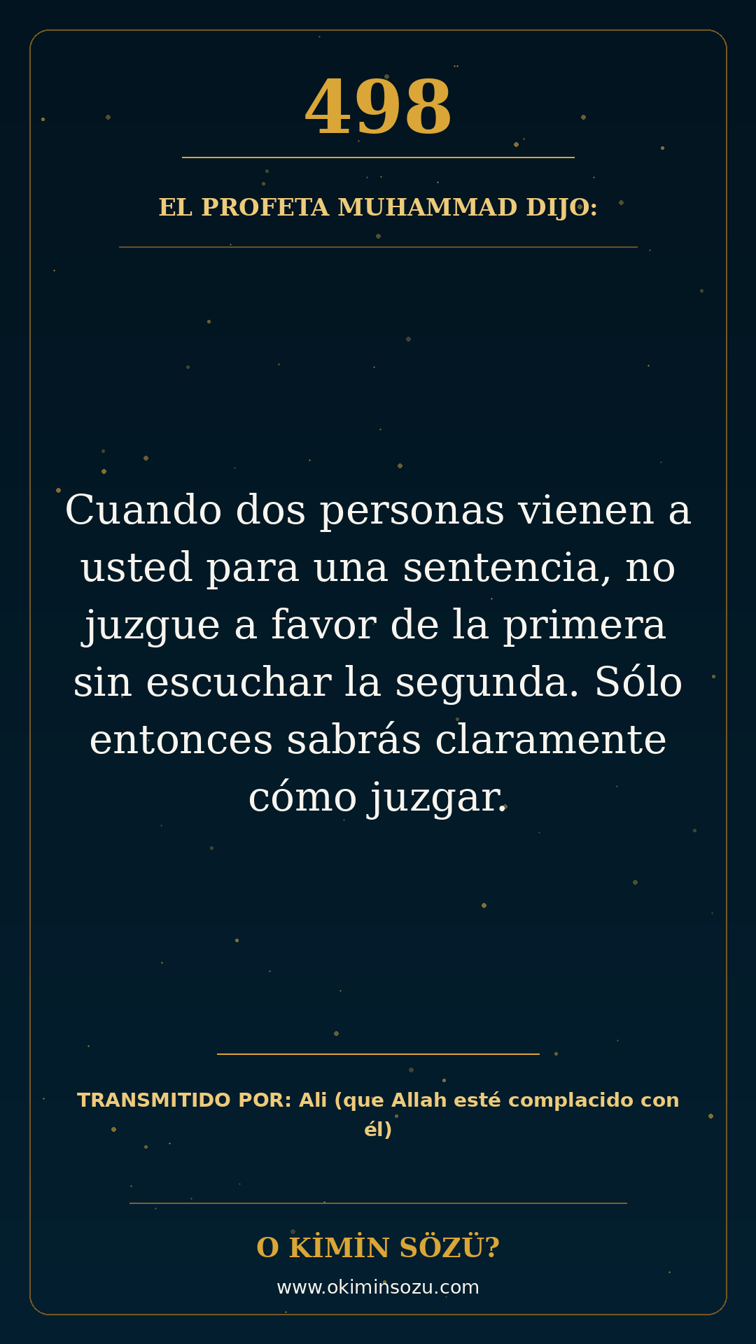 hadis 0498 es