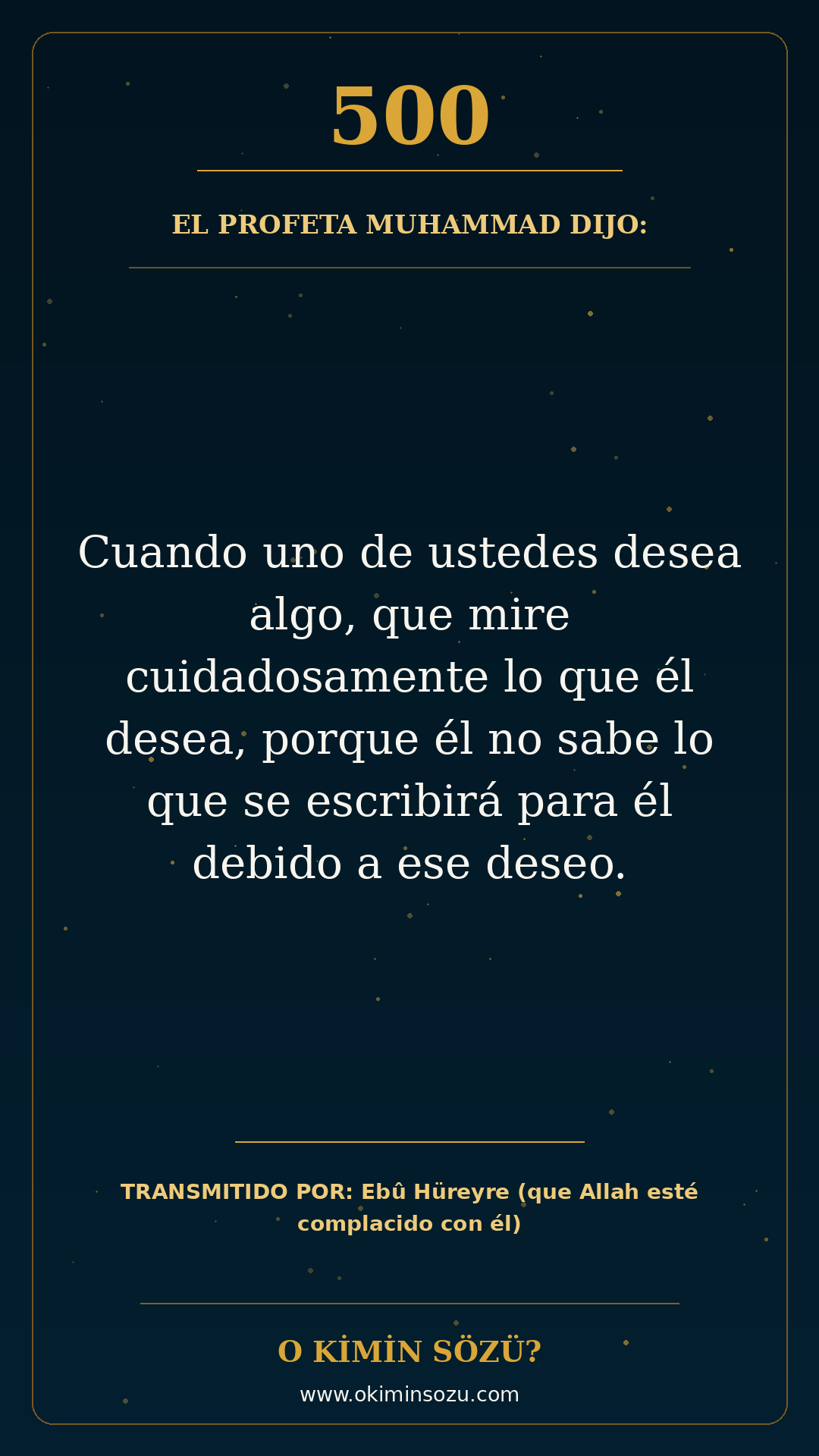 hadis 0500 es
